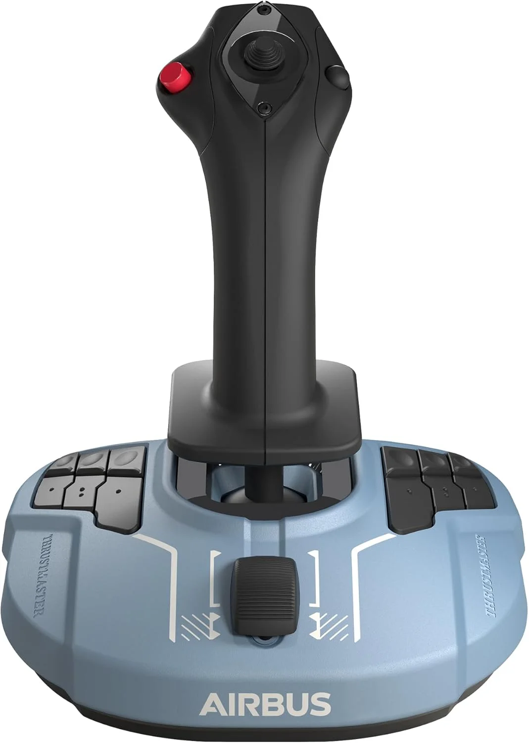 جوی استیک Thrustmaster TCA Sidestick Airbus Edition - جوی استیک ارگونومیک با 12 دکمه قابل برنامه ریزی و معکوس کننده رانش برای کامپیوتر