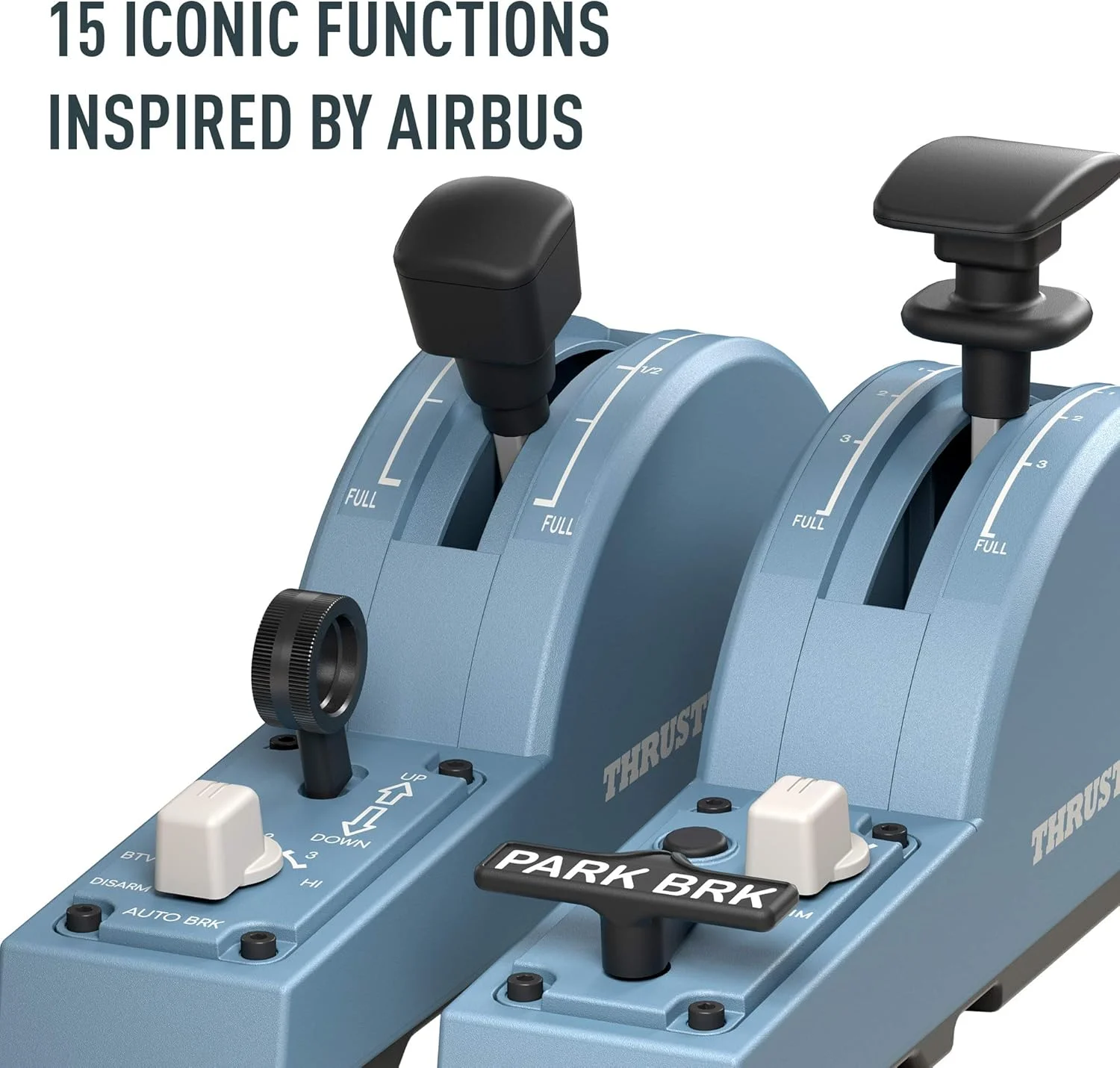 افزونه تراست مستر TCA Quadrant Airbus Edition - کنترل های واقعی فلپ، اسپویلر و ترمز برای کامپیوتر افزونه تراست مستر TCA Quadrant Airbus Edition - کنترل های واقعی فلپ، اسپویلر و ترمز برای کامپیوتر