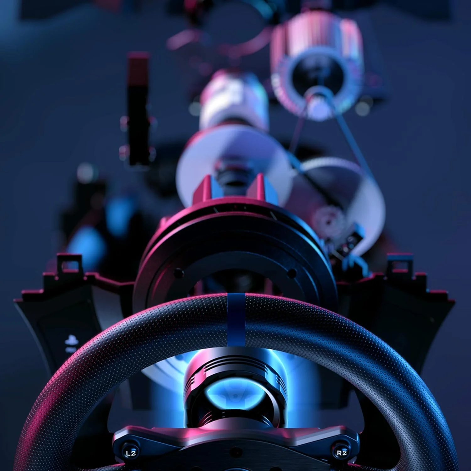 پایه سروو Thrustmaster T300 - پایه فرمان مسابقه بازخورد نیروی با دقت بالا برای پلی استیشن و کامپیوتر