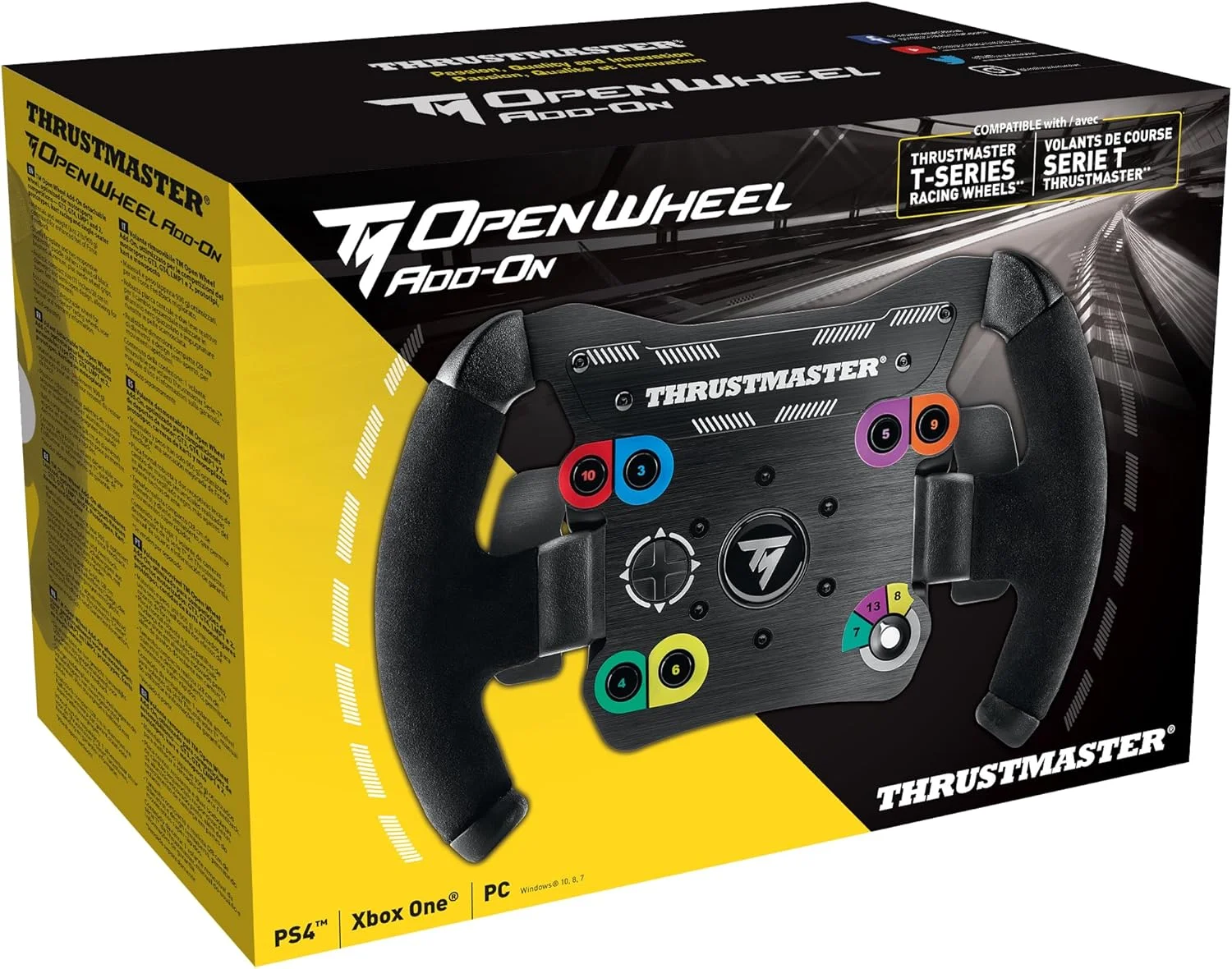 افزونه فرمان مسابقه ای Thrustmaster TM Open Wheel - فرمان مسابقه ای با کارایی بالا و طراحی ارگونومیک برای PC، PS4، PS5، PS5 Pro، Xbox One و Xbox Series X|S