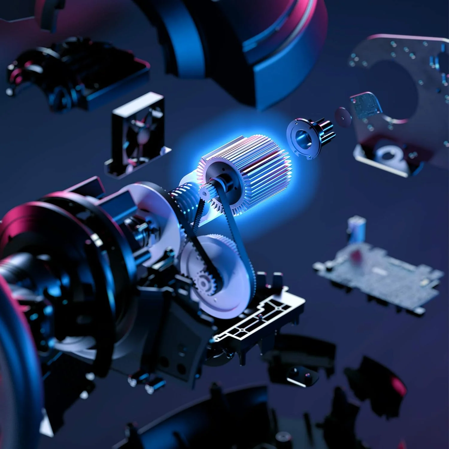 پایه سروو Thrustmaster T300 - پایه فرمان مسابقه بازخورد نیروی با دقت بالا برای پلی استیشن و کامپیوتر