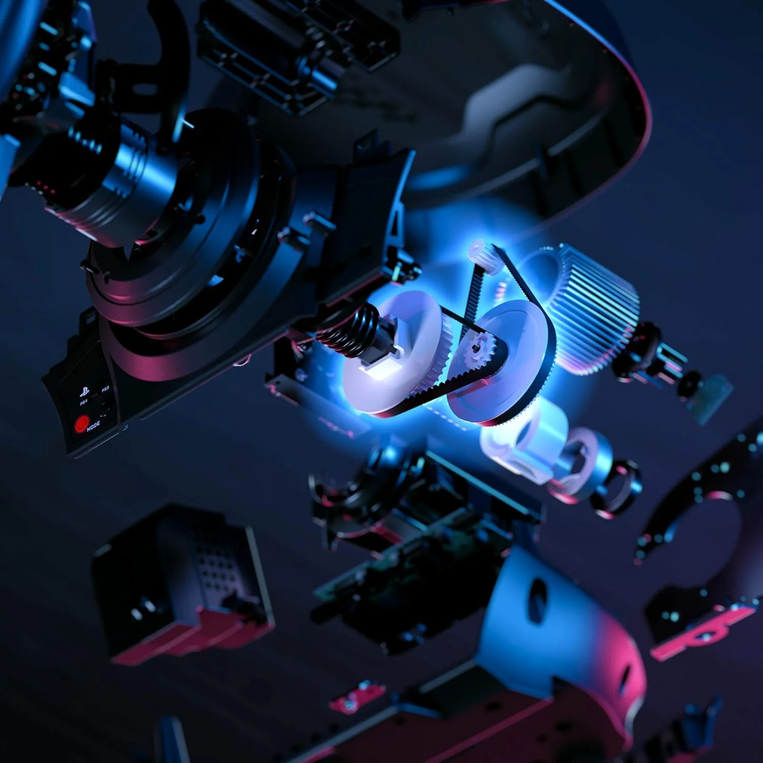 پایه سروو Thrustmaster T300 - پایه فرمان مسابقه بازخورد نیروی با دقت بالا برای پلی استیشن و کامپیوتر