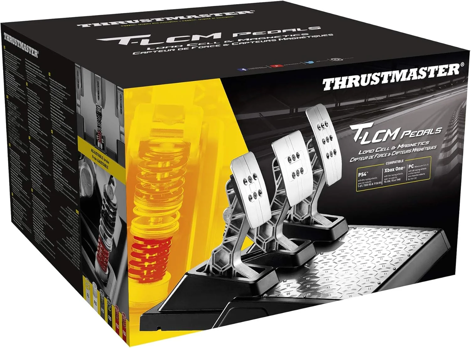 پدال های Thrustmaster T-LCM - مجموعه پدال Loadcell برای PS5 / PS4 / Xbox Series X|S/Xbox One/Windows