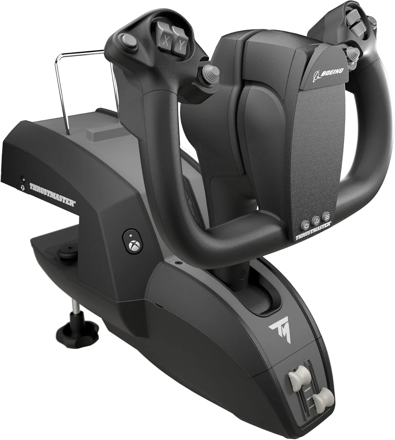 بسته Thrustmaster TCA Yoke - کنترلر پرواز با دقت بالا و کوادرانت دریچه گاز با مجوز رسمی بوئینگ برای PC و Xbox Series X|S