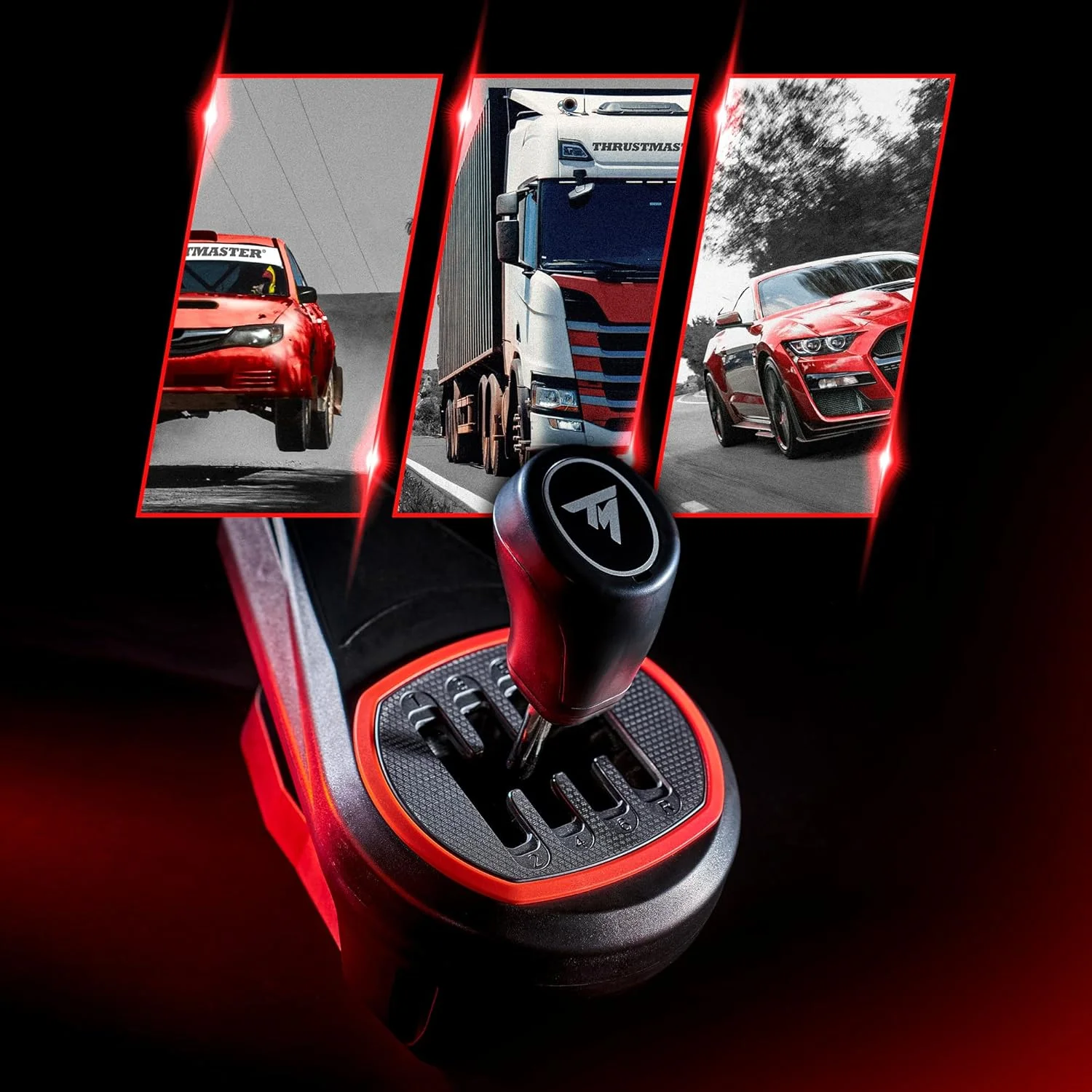 دسته دنده Thrustmaster TH8S - دسته دنده H-Pattern با دقت بالا برای PC، PS4، PS5، PS5 Pro، Xbox One و Xbox Series X|S