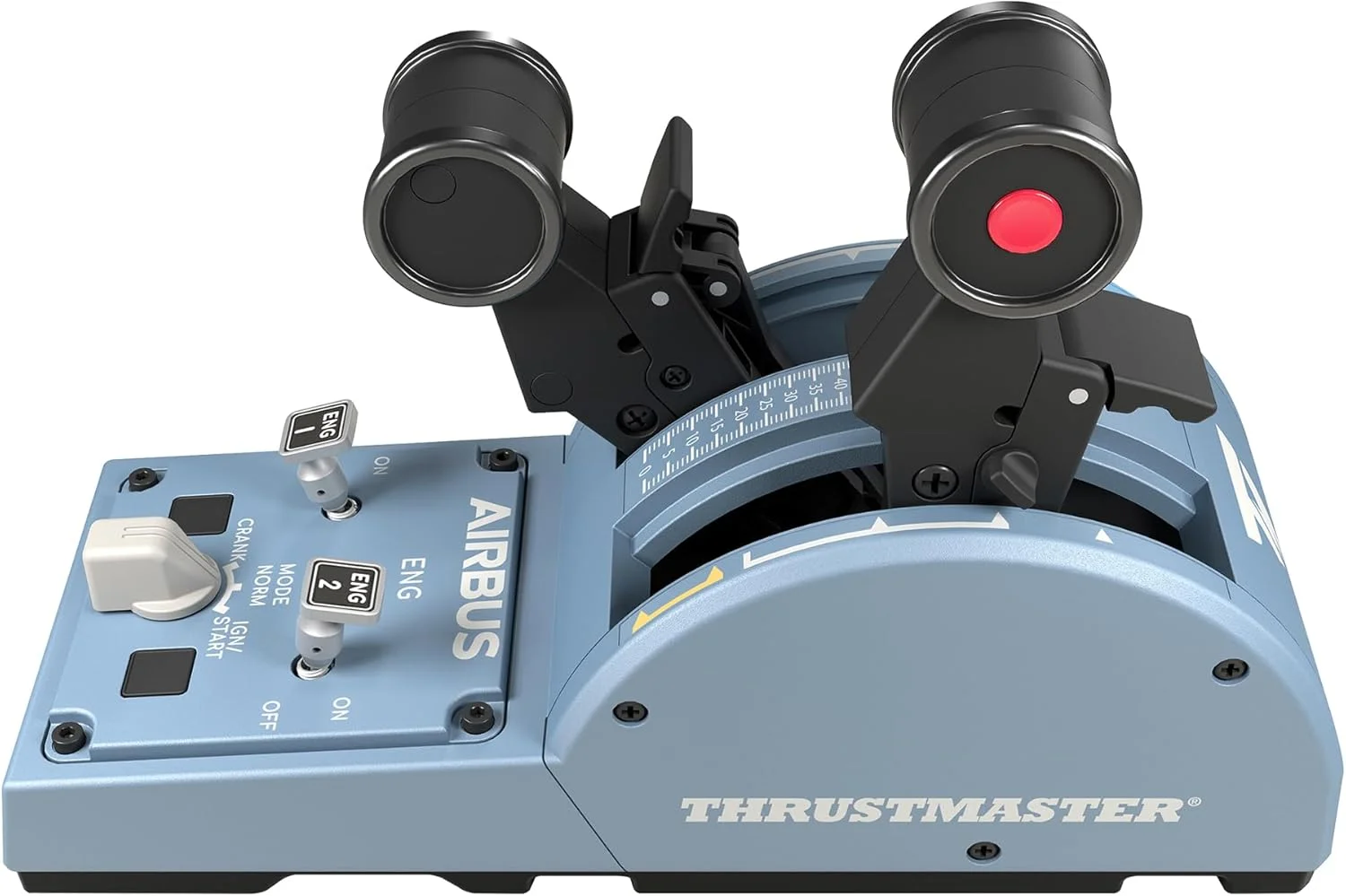 بسته Thrustmaster TCA Officer Airbus Edition - سیستم کنترل پرواز جامع با جوی استیک جانبی و کوادرانت دریچه گاز برای کامپیوتر