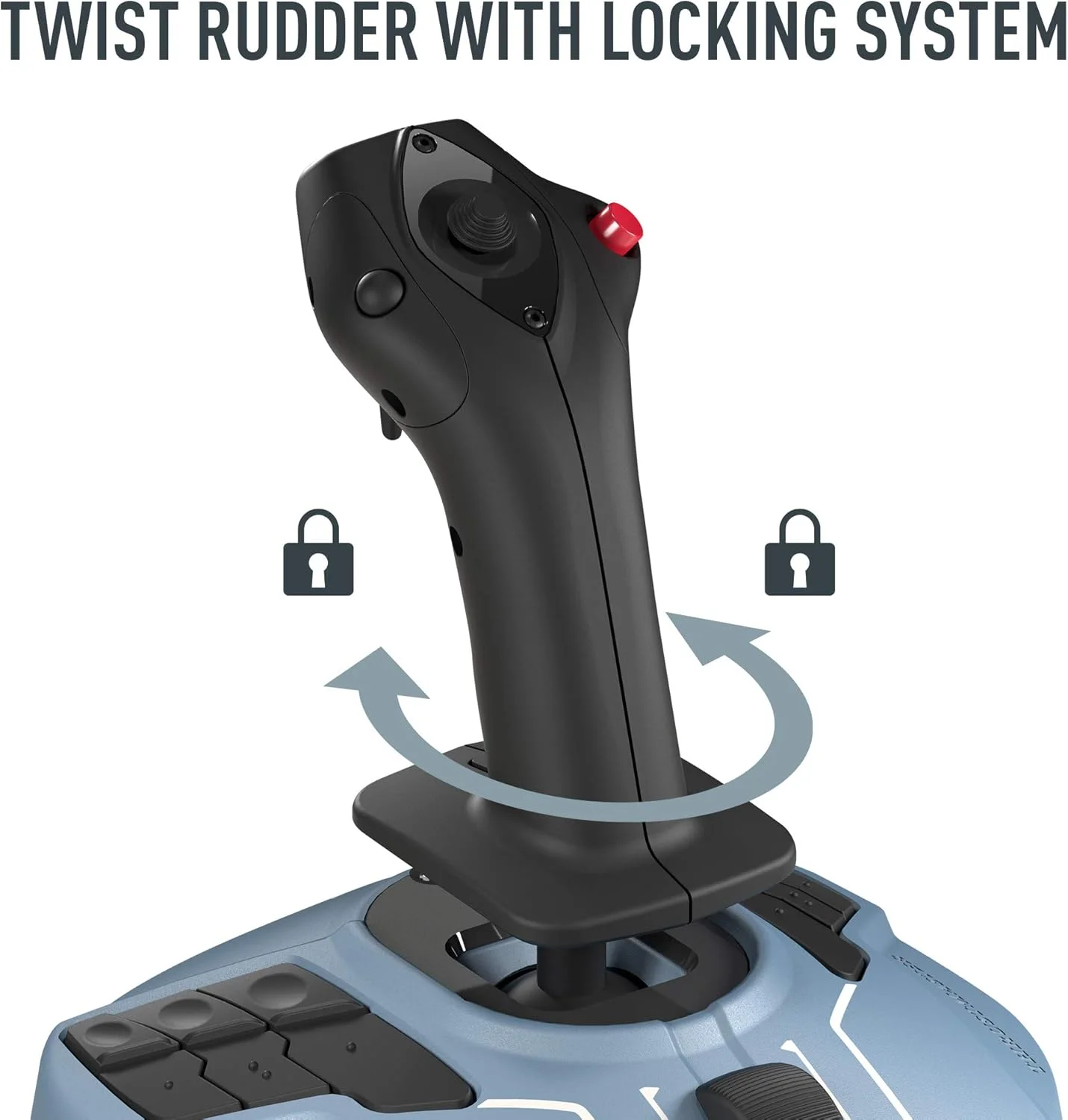 بسته Thrustmaster TCA Officer Airbus Edition - سیستم کنترل پرواز جامع با جوی استیک جانبی و کوادرانت دریچه گاز برای کامپیوتر