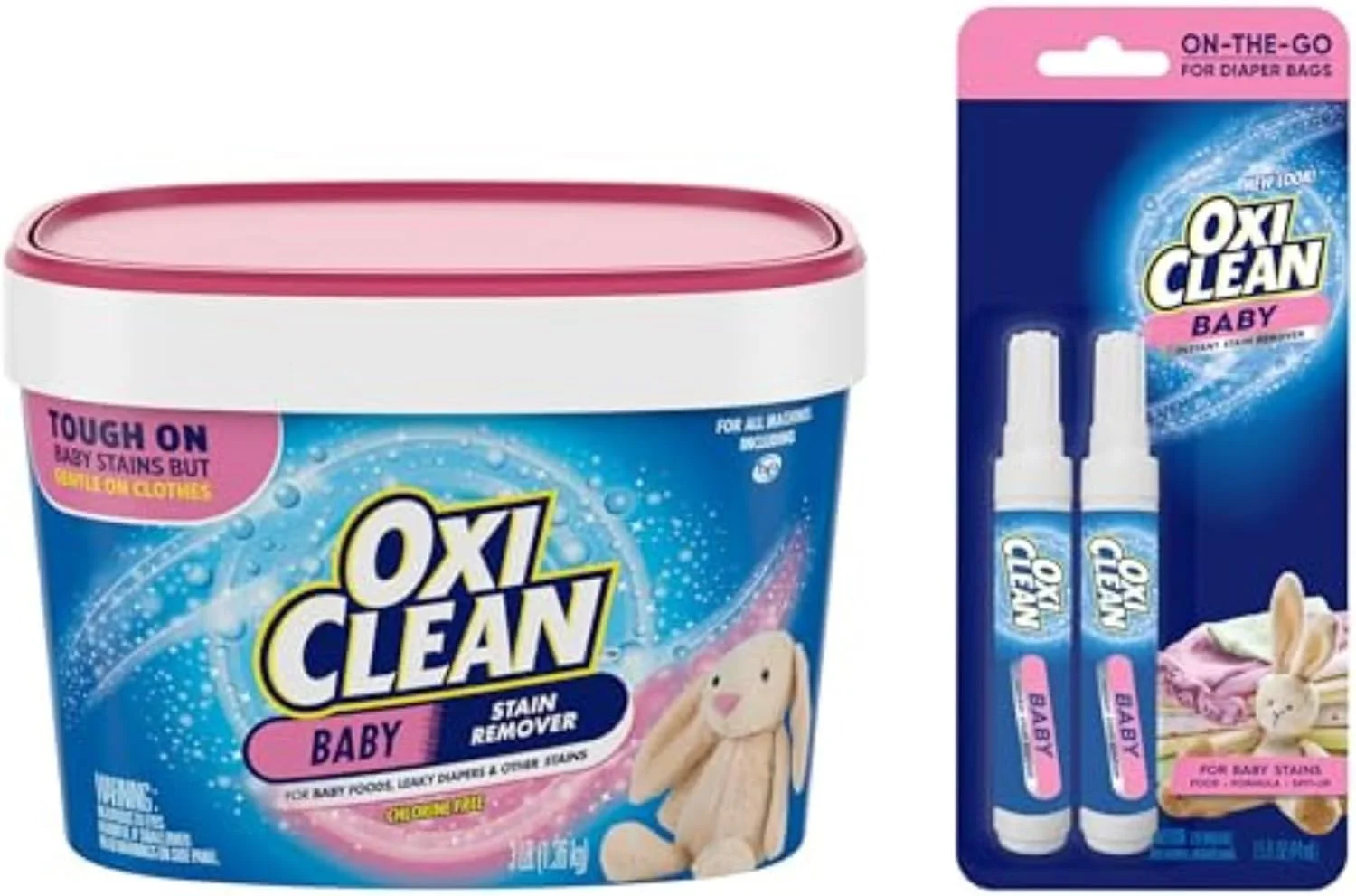 لکه بر همه کاره کودک OxiClean، خیس کننده لکه، 3 پوند (1.37 کیلوگرم)