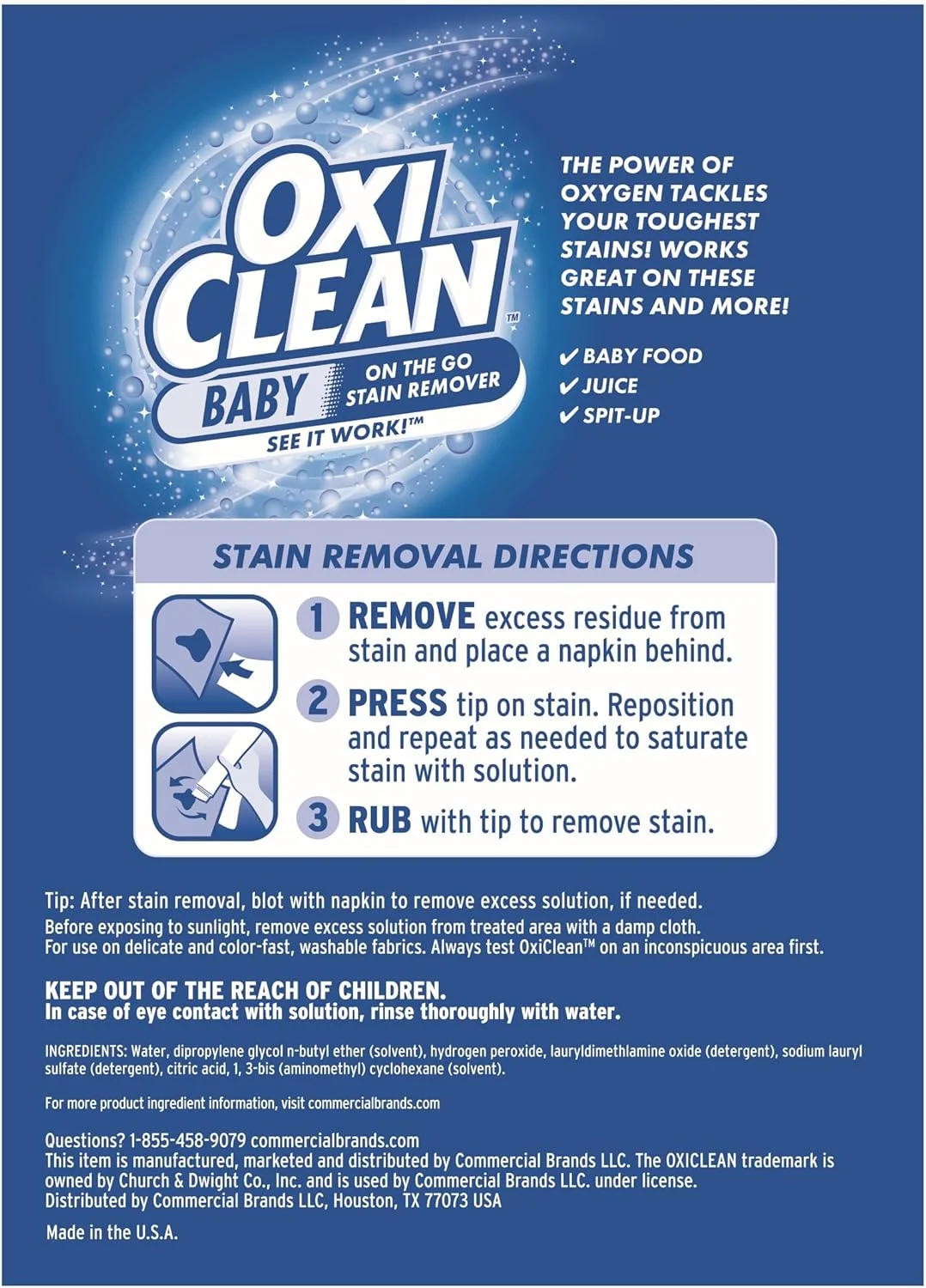 لکه بر همه کاره کودک OxiClean، خیس کننده لکه، 3 پوند (1.37 کیلوگرم) لکه بر همه کاره کودک OxiClean، خیس کننده لکه، 3 پوند (1.37 کیلوگرم)