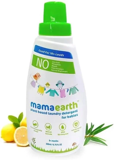مایع لباسشویی گیاهی ماماearth، 200 میلی لیتر مایع لباسشویی گیاهی ماماearth، 200 میلی لیتر