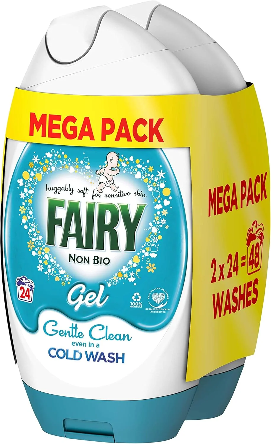 مایع لباسشویی غیر بیولوژیکی پری، ژل شوینده لباس، 1.8 لیتر