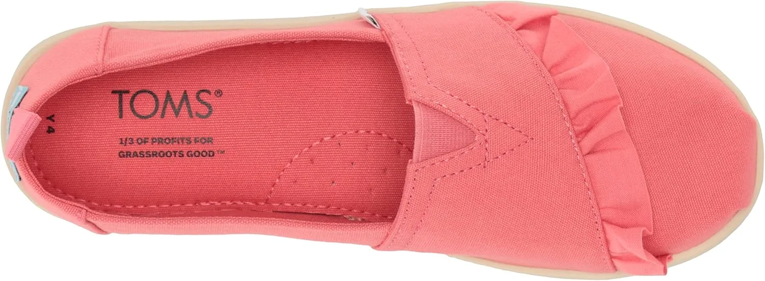 کفش آلپارگاتا دخترانه TOMS مدل Canvas/Ruffle (مناسب کودکان کوچک/بزرگ) کفش آلپارگاتا دخترانه TOMS مدل Canvas/Ruffle (مناسب کودکان کوچک/بزرگ)