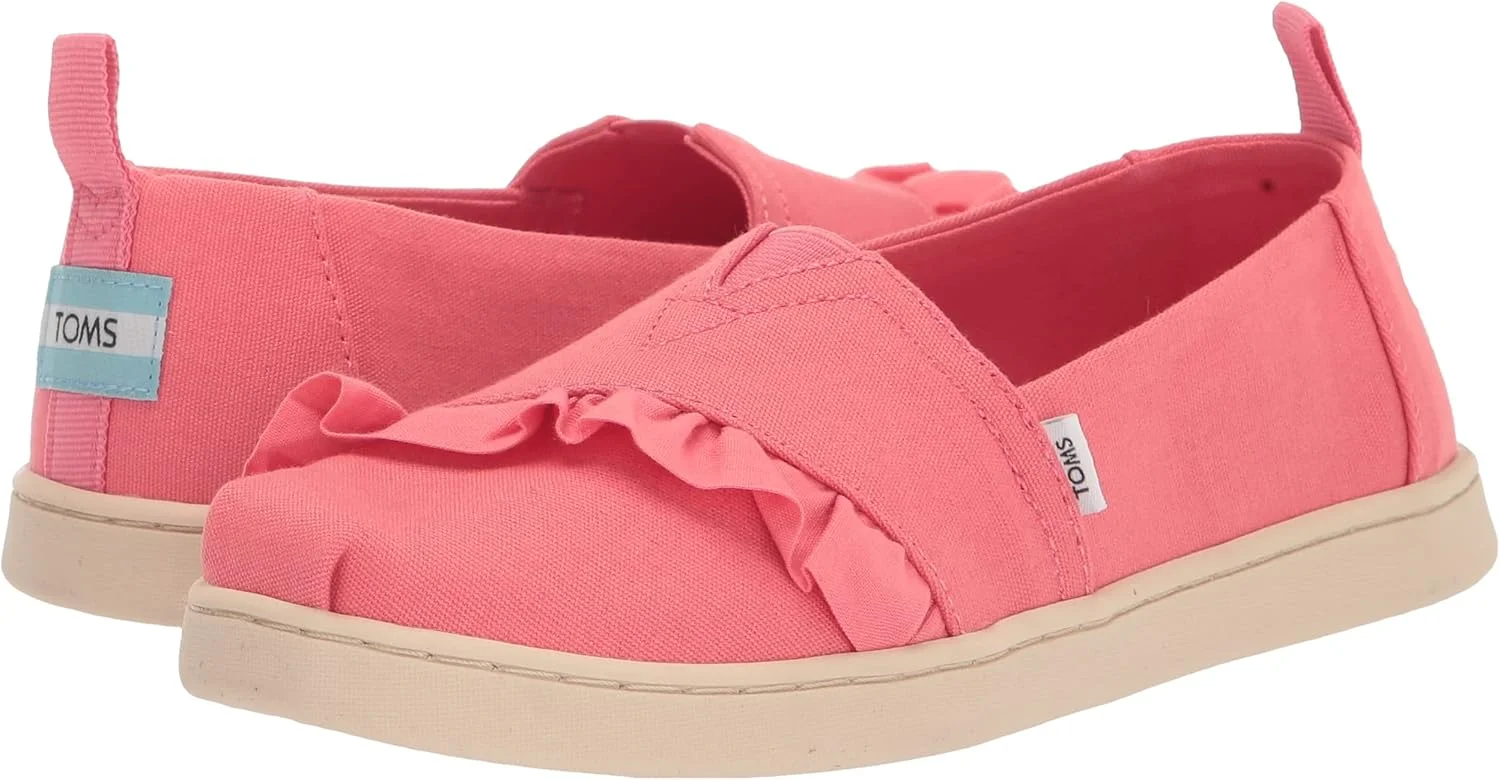 کفش آلپارگاتا دخترانه TOMS مدل Canvas/Ruffle (مناسب کودکان کوچک/بزرگ) کفش آلپارگاتا دخترانه TOMS مدل Canvas/Ruffle (مناسب کودکان کوچک/بزرگ)