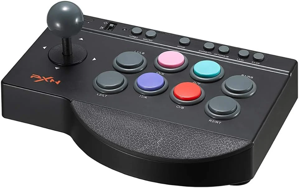 جوی استیک آرکید PXN 0082، استریت فایتر USB برای PS3/ PS4/ Xbox One/Xbox Series X/S/Switch/Window PC