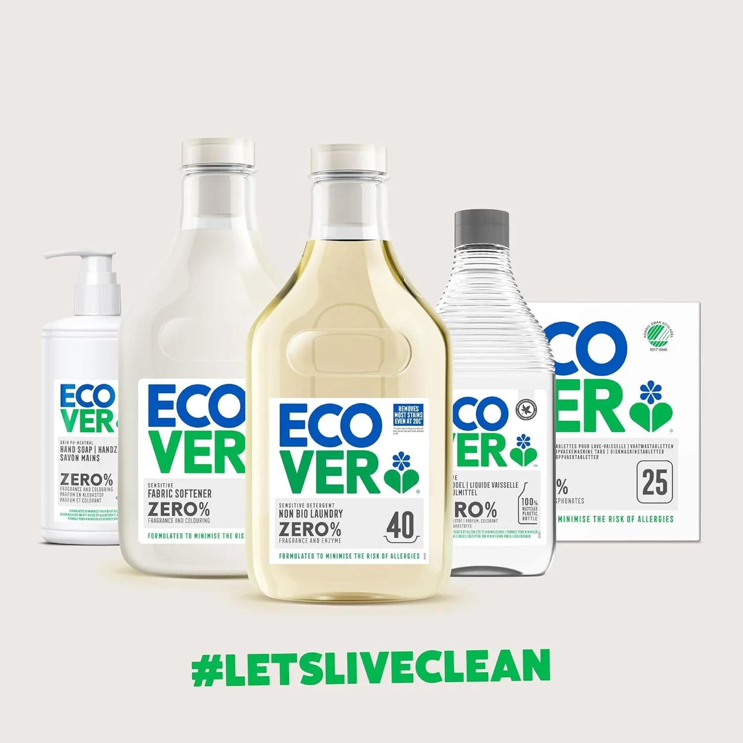 مایع لباسشویی بدون آنزیم Ecover Zero، مایع شستشوی لباس، مناسب پوست های حساس، لباس نوزاد، 1 عدد برای 40 بار شستشو، 1 عدد 1.43 لیتری مایع لباسشویی بدون آنزیم Ecover Zero، مایع شستشوی لباس، مناسب پوست های حساس، لباس نوزاد، 1 عدد برای 40 بار شستشو، 1 عدد 1.43 لیتری