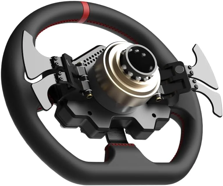 فرمان مسابقه PXN V12 Lite Direct Drive Force Feedback - فرمان جداشدنی 11 اینچی، گشتاور 6 نیوتن متر، سازگاری جهانی برای PC، Xbox One، Xbox Series، PS4 و PS5 فرمان مسابقه PXN V12 Lite Direct Drive Force Feedback - فرمان جداشدنی 11 اینچی، گشتاور 6 نیوتن متر، سازگاری جهانی برای PC، Xbox One، Xbox Series، PS4 و PS5