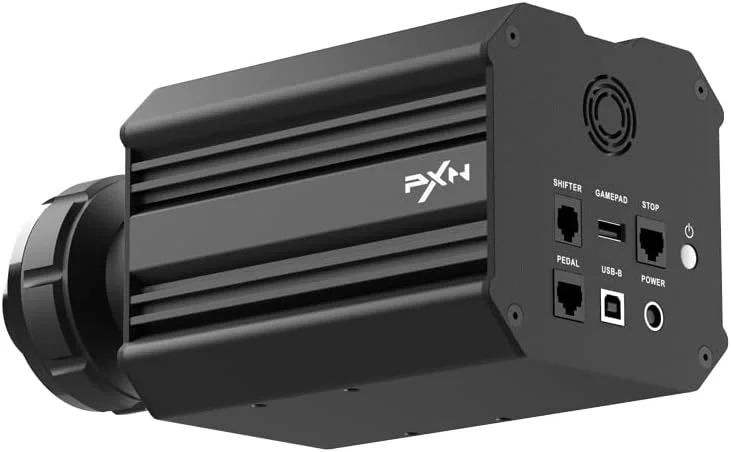 فرمان مسابقه PXN V12 Lite Direct Drive Force Feedback - فرمان جداشدنی 11 اینچی، گشتاور 6 نیوتن متر، سازگاری جهانی برای PC، Xbox One، Xbox Series، PS4 و PS5 فرمان مسابقه PXN V12 Lite Direct Drive Force Feedback - فرمان جداشدنی 11 اینچی، گشتاور 6 نیوتن متر، سازگاری جهانی برای PC، Xbox One، Xbox Series، PS4 و PS5