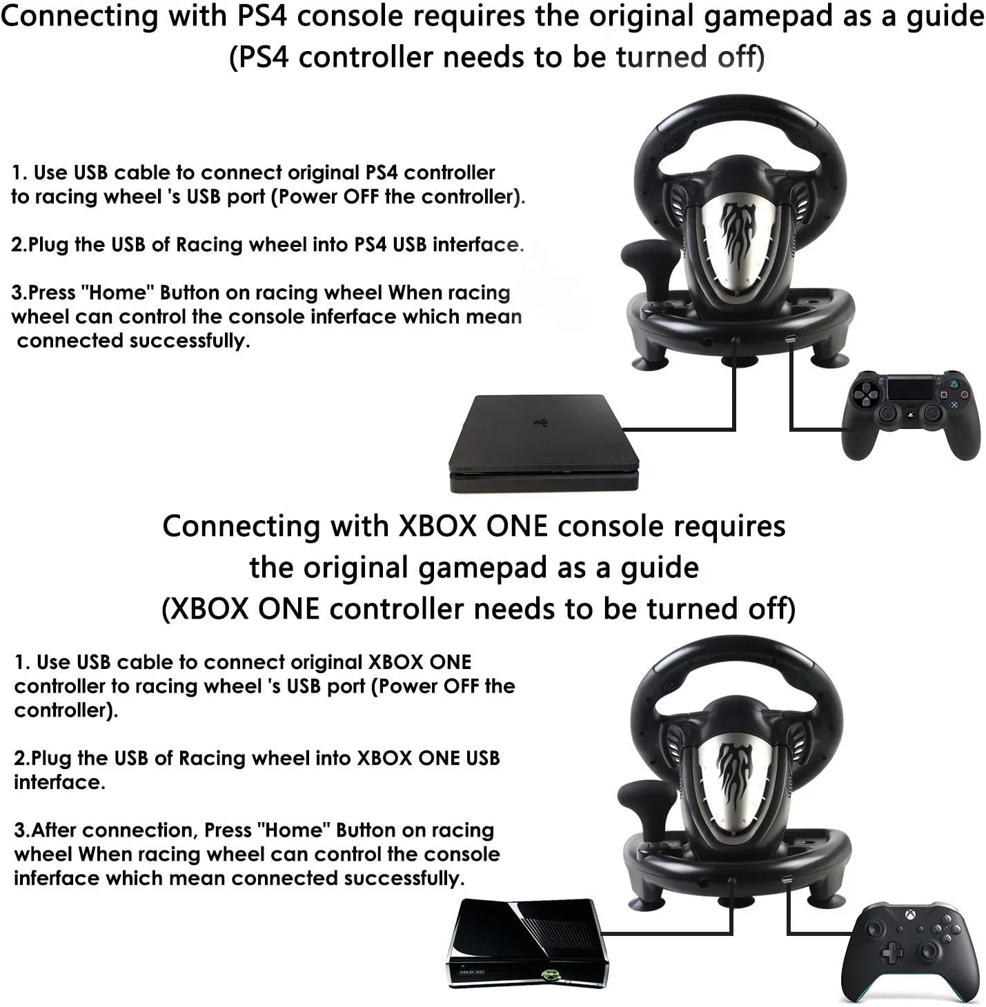 فرمان مسابقه، PXN-V3II فرمان بازی مسابقه ای 180 درجه با پدال و شیفتر، سازگار با PC، PS3، PS4، Xbox One، Nintendo Switch. (مشکی) فرمان مسابقه، PXN-V3II فرمان بازی مسابقه ای 180 درجه با پدال و شیفتر، سازگار با PC، PS3، PS4، Xbox One، Nintendo Switch. (مشکی)