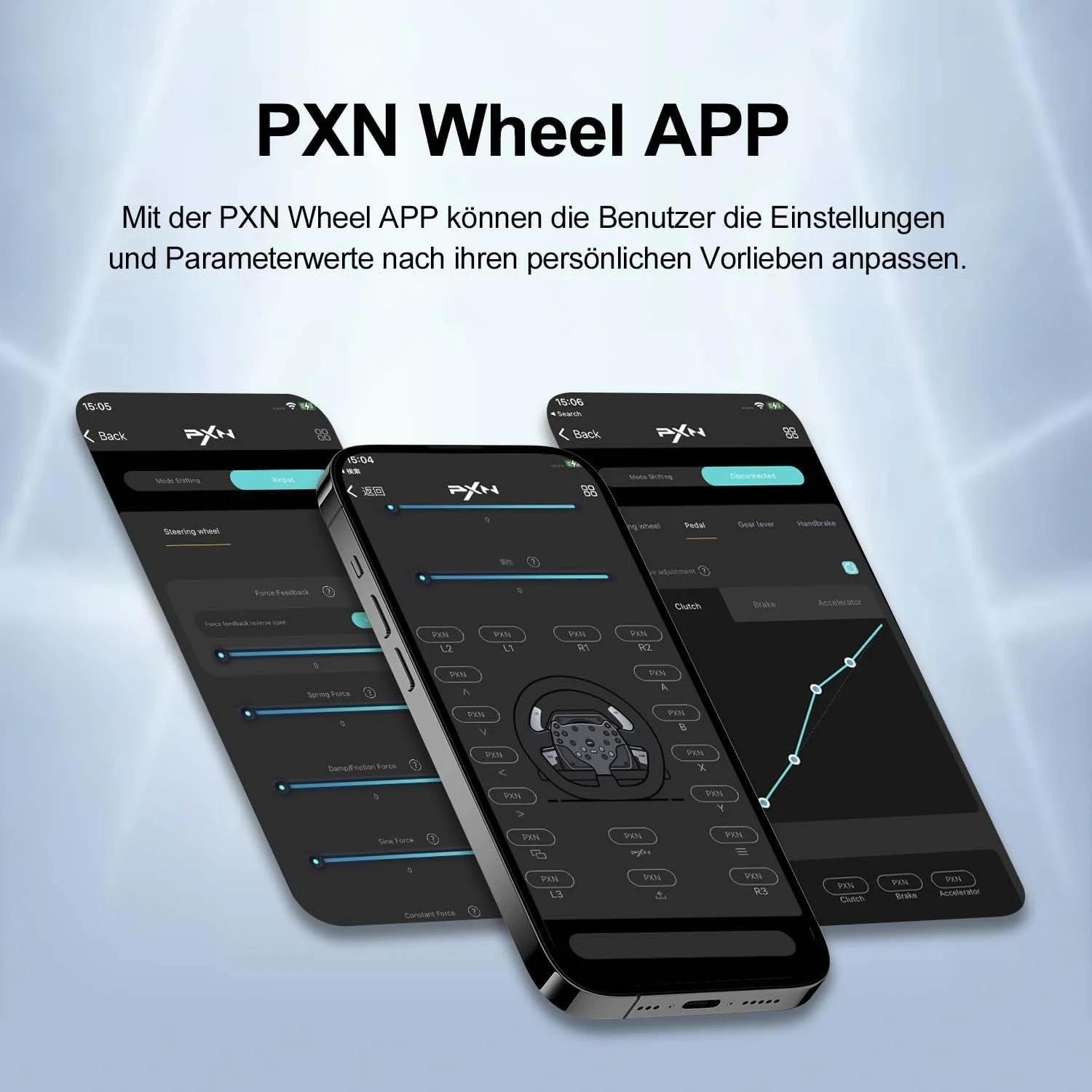 فرمان بازی PXN V99، نیروی بازخورد 3.2 نیوتن متری با پدال و دنده برای ایکس باکس وان، ایکس باکس سری X/S، کامپیوتر، PS4 - پدال های مسابقه ای فرمول، پدال اثر هال فرمان بازی PXN V99، نیروی بازخورد 3.2 نیوتن متری با پدال و دنده برای ایکس باکس وان، ایکس باکس سری X/S، کامپیوتر، PS4 - پدال های مسابقه ای فرمول، پدال اثر هال