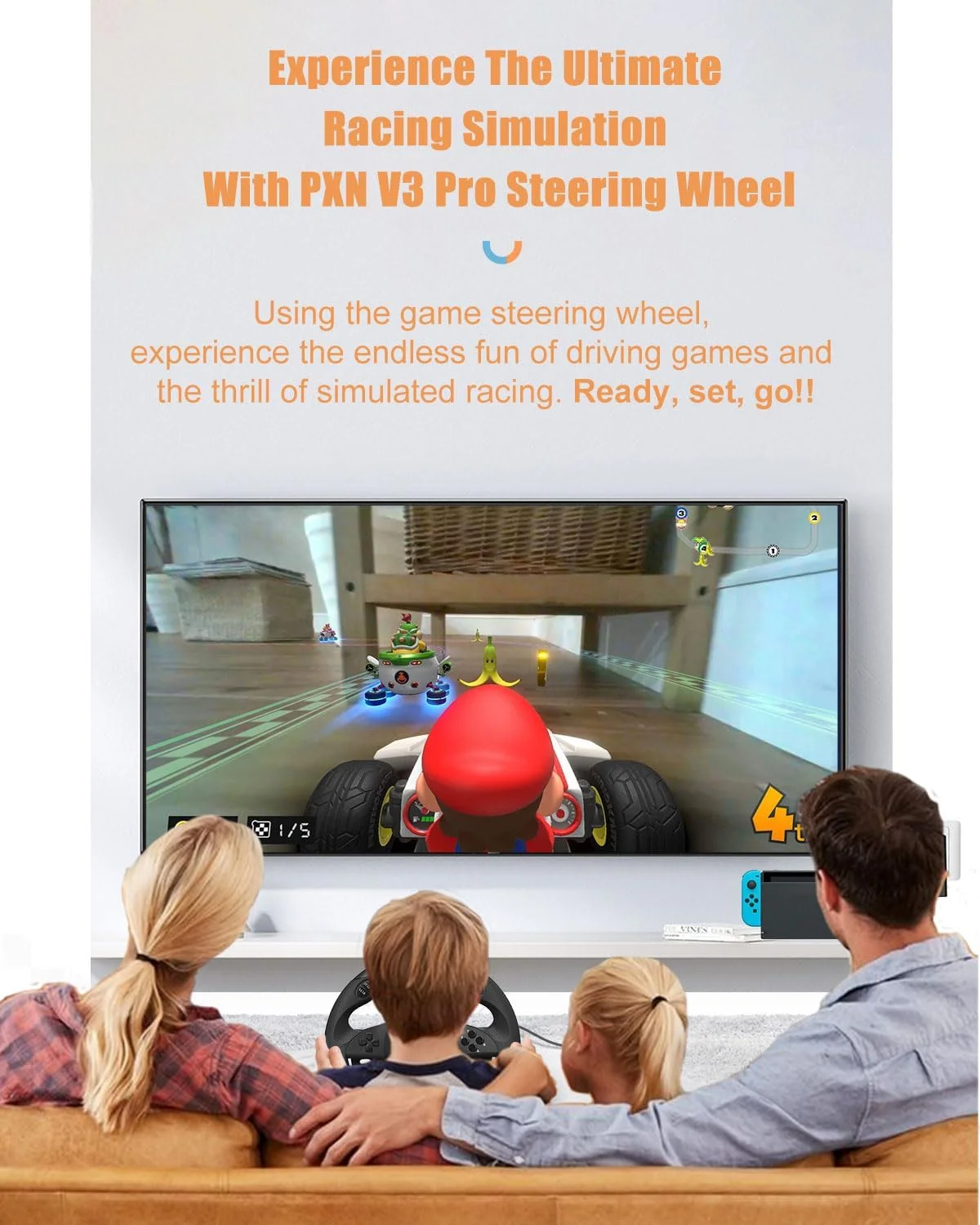 فرمان بازی PXN V3 Pro، فرمان با پدال، فرمان 180 درجه PC، بازخورد لرزشی، پدال تعویض دنده - فرمان برای PC، PS3، PS4، سوییچ، Xbox One و Xbox Series S & X فرمان بازی PXN V3 Pro، فرمان با پدال، فرمان 180 درجه PC، بازخورد لرزشی، پدال تعویض دنده - فرمان برای PC، PS3، PS4، سوییچ، Xbox One و Xbox Series S & X