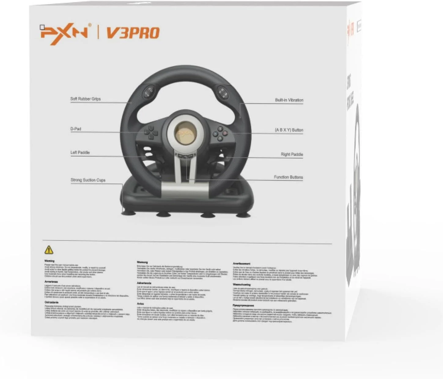 فرمان بازی PXN V3 Pro، فرمان با پدال، فرمان 180 درجه PC، بازخورد لرزشی، پدال تعویض دنده - فرمان برای PC، PS3، PS4، سوییچ، Xbox One و Xbox Series S & X فرمان بازی PXN V3 Pro، فرمان با پدال، فرمان 180 درجه PC، بازخورد لرزشی، پدال تعویض دنده - فرمان برای PC، PS3، PS4، سوییچ، Xbox One و Xbox Series S & X