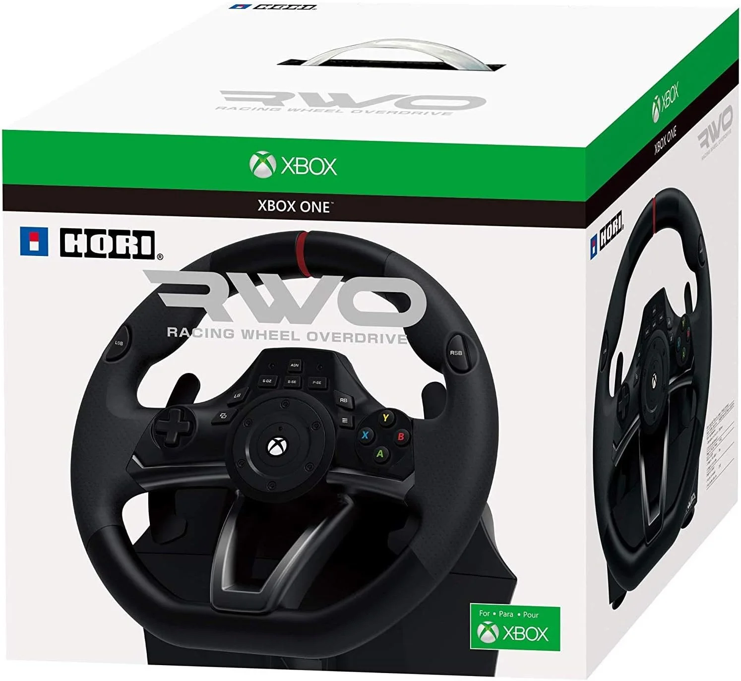 فرمان مسابقه Hori Hori Racing Wheel Overdrive برای ایکس باکس وان دارای مجوز رسمی از مایکروسافت