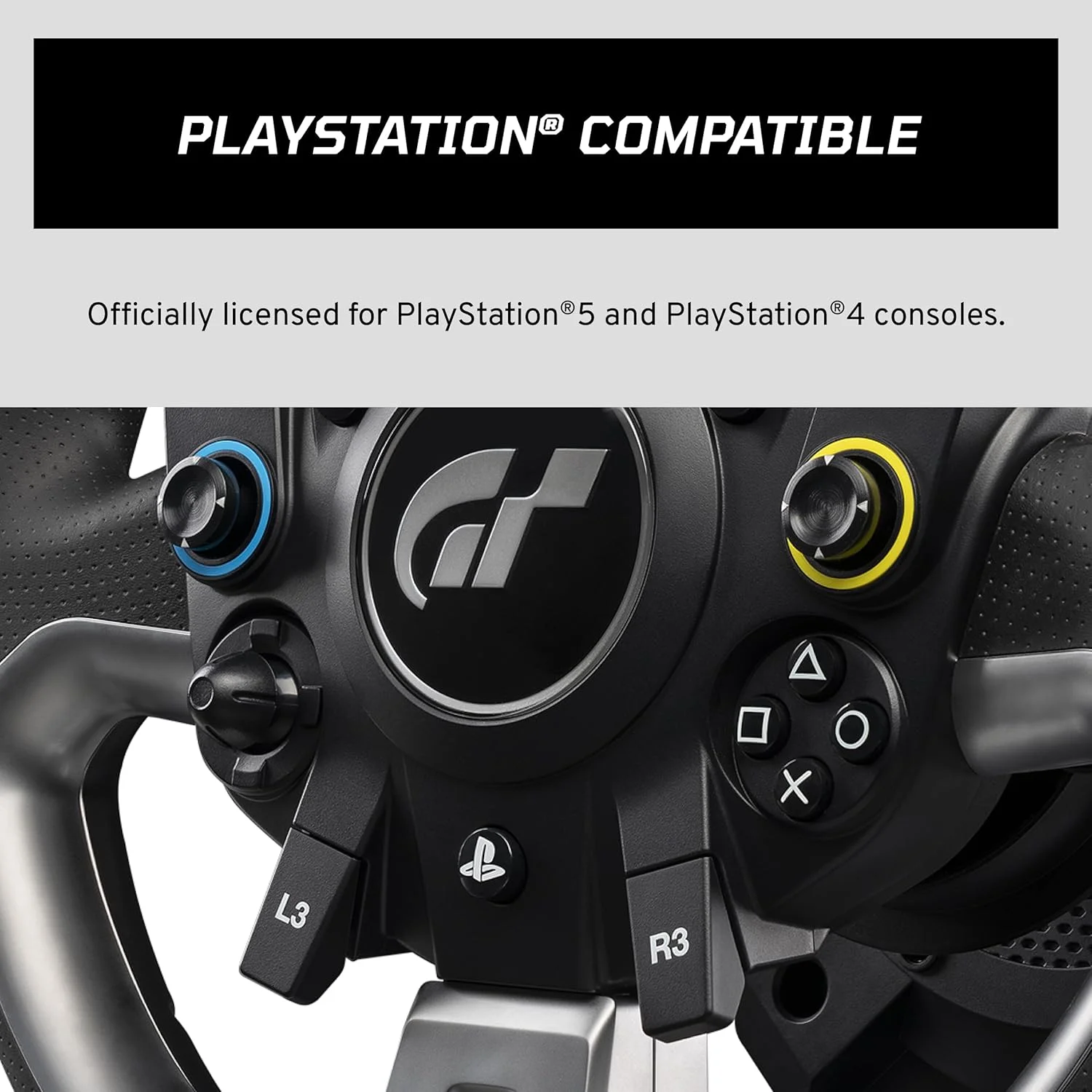 فرمان، پایه و پدال های مسابقه ای سیم کارت پلی استیشن Fanatec Gran Turismo DD Pro دارای مجوز رسمی - فرمان Polyphony Digital، درایو مستقیم 5 نیوتن متری FluxBarrier، مجموعه 2 پدال برای PC، PS5، PS4