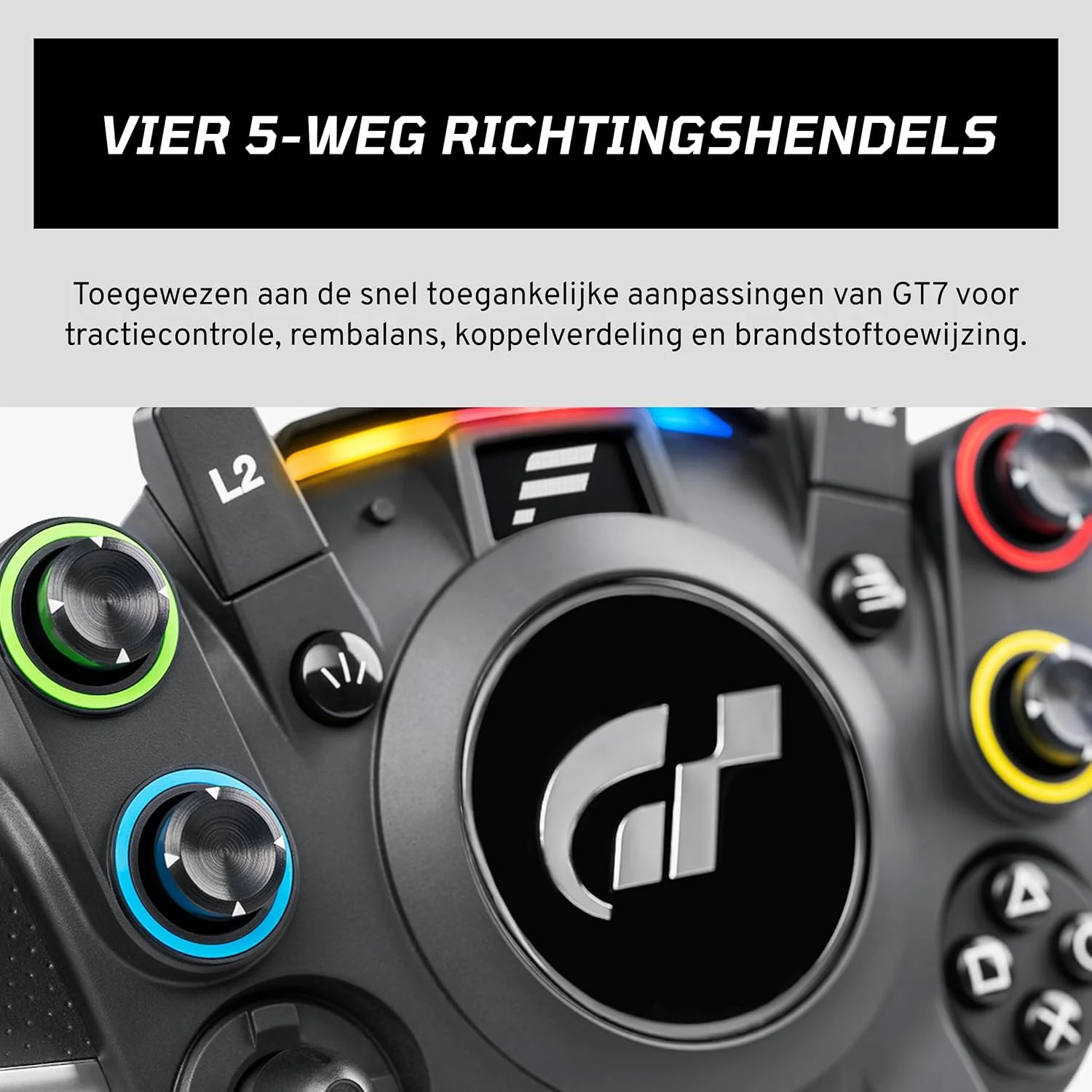 فرمان، پایه و پدالهای مسابقه شبیهساز پلیاستیشن FANATEC با مجوز رسمی Gran Turismo DD Pro - طراحی فرمان Polyphony Digital، درایو مستقیم 5 نیوتنمتر FluxBarrier، مجموعه دو پدال برای رایانه شخصی فرمان، پایه و پدالهای مسابقه شبیهساز پلیاستیشن FANATEC با مجوز رسمی Gran Turismo DD Pro - طراحی فرمان Polyphony Digital، درایو مستقیم 5 نیوتنمتر FluxBarrier، مجموعه دو پدال برای رایانه شخصی