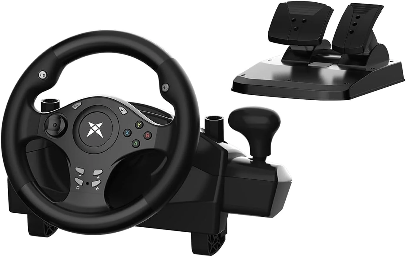 فرمان بازی DOYO برای کامپیوتر با پدال و دنده، نیروی رانندگی 270 درجه، USB، PS4، PC، PS3، Xbox Series X|S، Nintendo Switch، Xbox One، Android