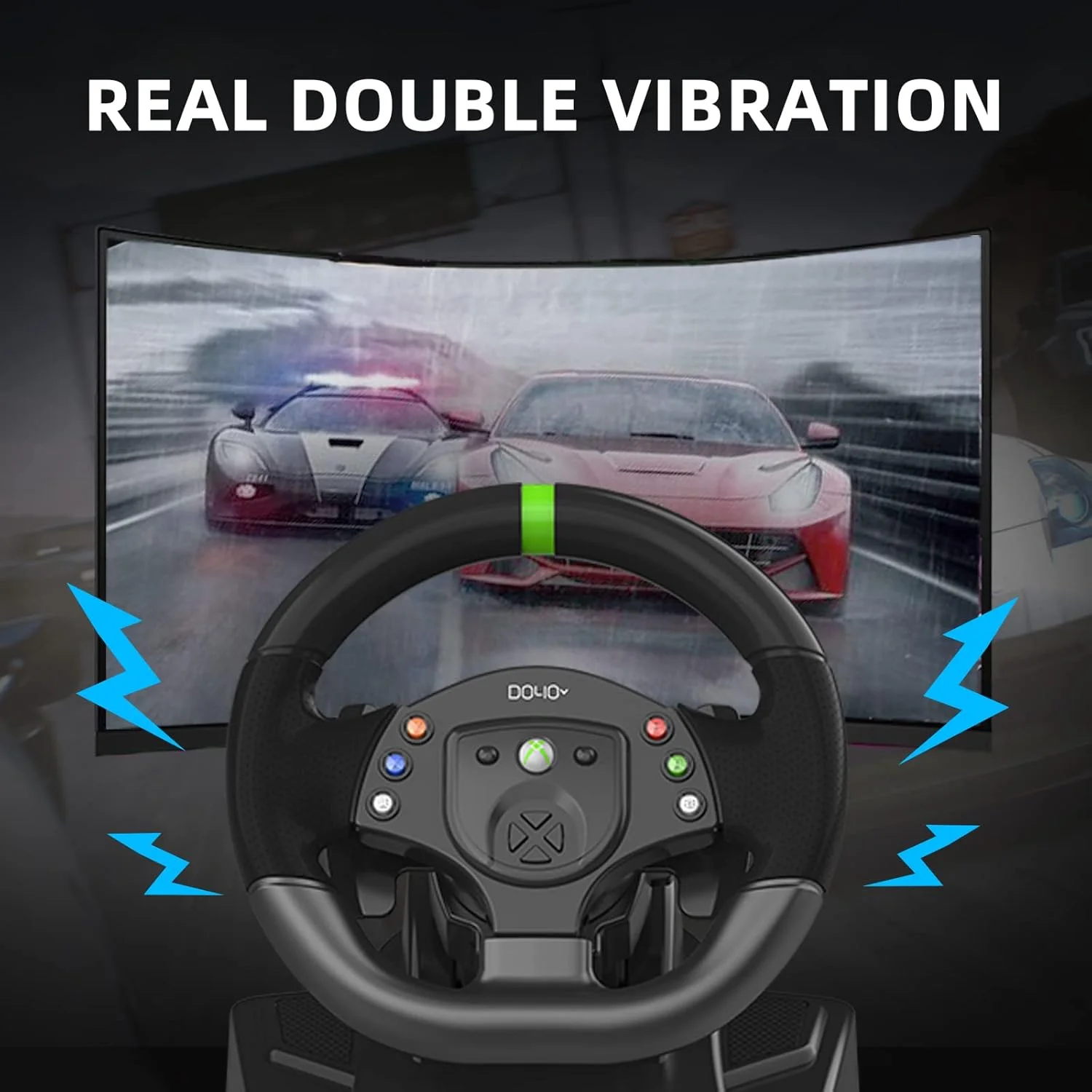 فرمان بازی DOYO برای کامپیوتر، فرمان مسابقه ای Xbox 360 با قابلیت چرخش 180 درجه، شبیه ساز رانندگی اتومبیل، فرمان بازی Plug and Play برای رانندگی با دنده و پدال های تعویض دنده برای Xbox 360/PS3/PC/Switch/Android فرمان بازی DOYO برای کامپیوتر، فرمان مسابقه ای Xbox 360 با قابلیت چرخش 180 درجه، شبیه ساز رانندگی اتومبیل، فرمان بازی Plug and Play برای رانندگی با دنده و پدال های تعویض دنده برای Xbox 360/PS3/PC/Switch/Android