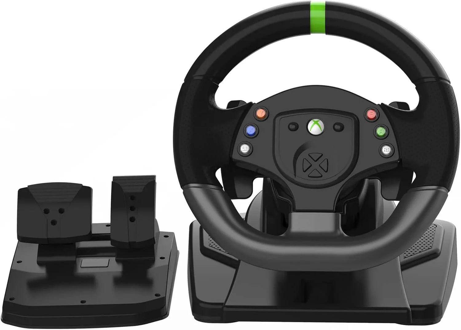 فرمان مسابقه بازی DOYO Xbox 360، فرمان بازی Plug and Play PC Volante 180° USB با پدال و دسته دنده برای XBOX 360 / Windows PC / PS3 / Nintendo Switch / Android
