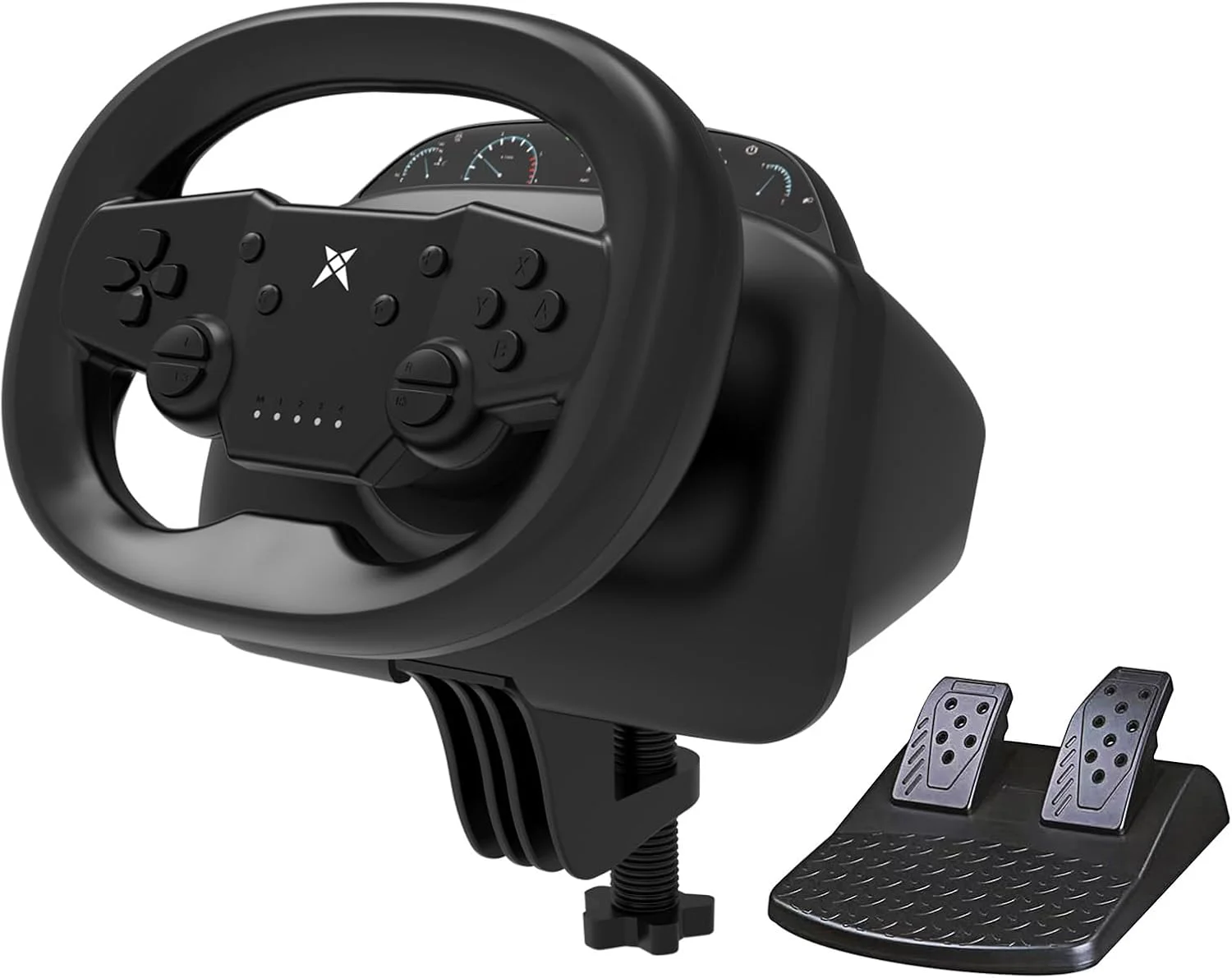 فرمان بازی DOYO با پدال، فرمان مسابقه 270 درجه، فرمان بی‌سیم برای PS4، PC، نینتندو سوییچ، PS3، IOS، بازی‌های مسابقه‌ای اندروید