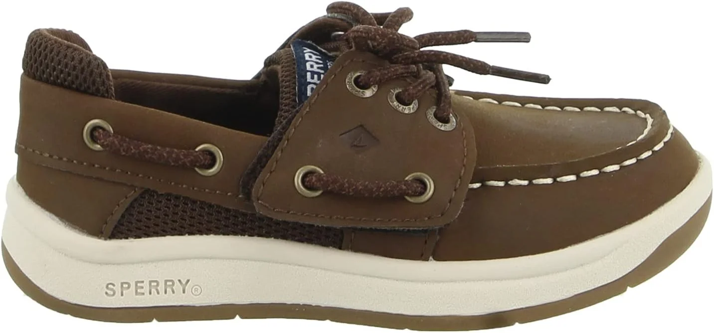 کفش قایقی پسرانه Sperry مدل Convoy Jr - سایز کودک نوپا و کوچک قهوه ای تیره 5.5 M کفش قایقی پسرانه Sperry مدل Convoy Jr - سایز کودک نوپا و کوچک قهوه ای تیره 5.5 M