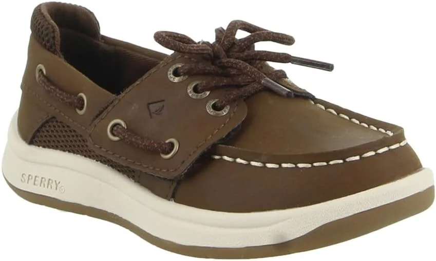 کفش قایقی پسرانه Sperry مدل Convoy Jr - سایز کودک نوپا و کوچک قهوه ای تیره 5.5 M کفش قایقی پسرانه Sperry مدل Convoy Jr - سایز کودک نوپا و کوچک قهوه ای تیره 5.5 M