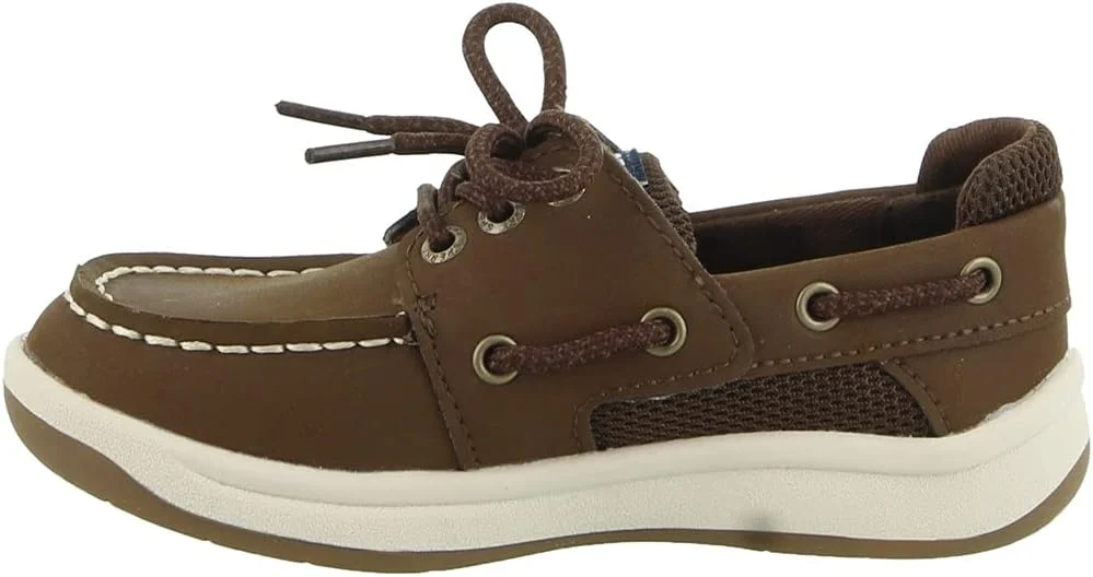 کفش قایقی پسرانه Sperry مدل Convoy Jr - سایز کودک نوپا و کوچک قهوه ای تیره 5.5 M کفش قایقی پسرانه Sperry مدل Convoy Jr - سایز کودک نوپا و کوچک قهوه ای تیره 5.5 M