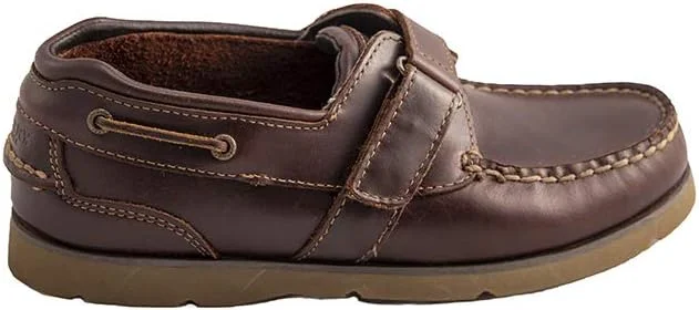 کفش قایقی پسرانه ماکو با بست قلاب و حلقه