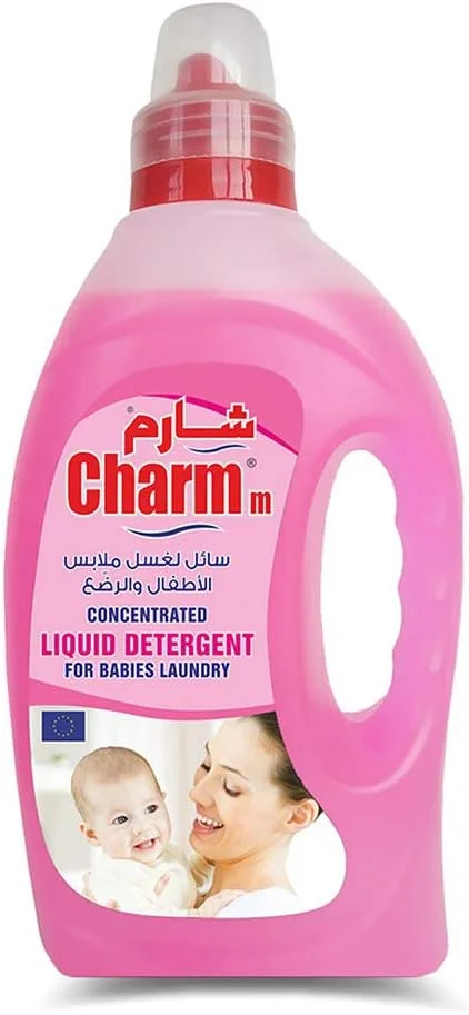 مایع لباسشویی کودک Charmm صورتی 1 لیتری