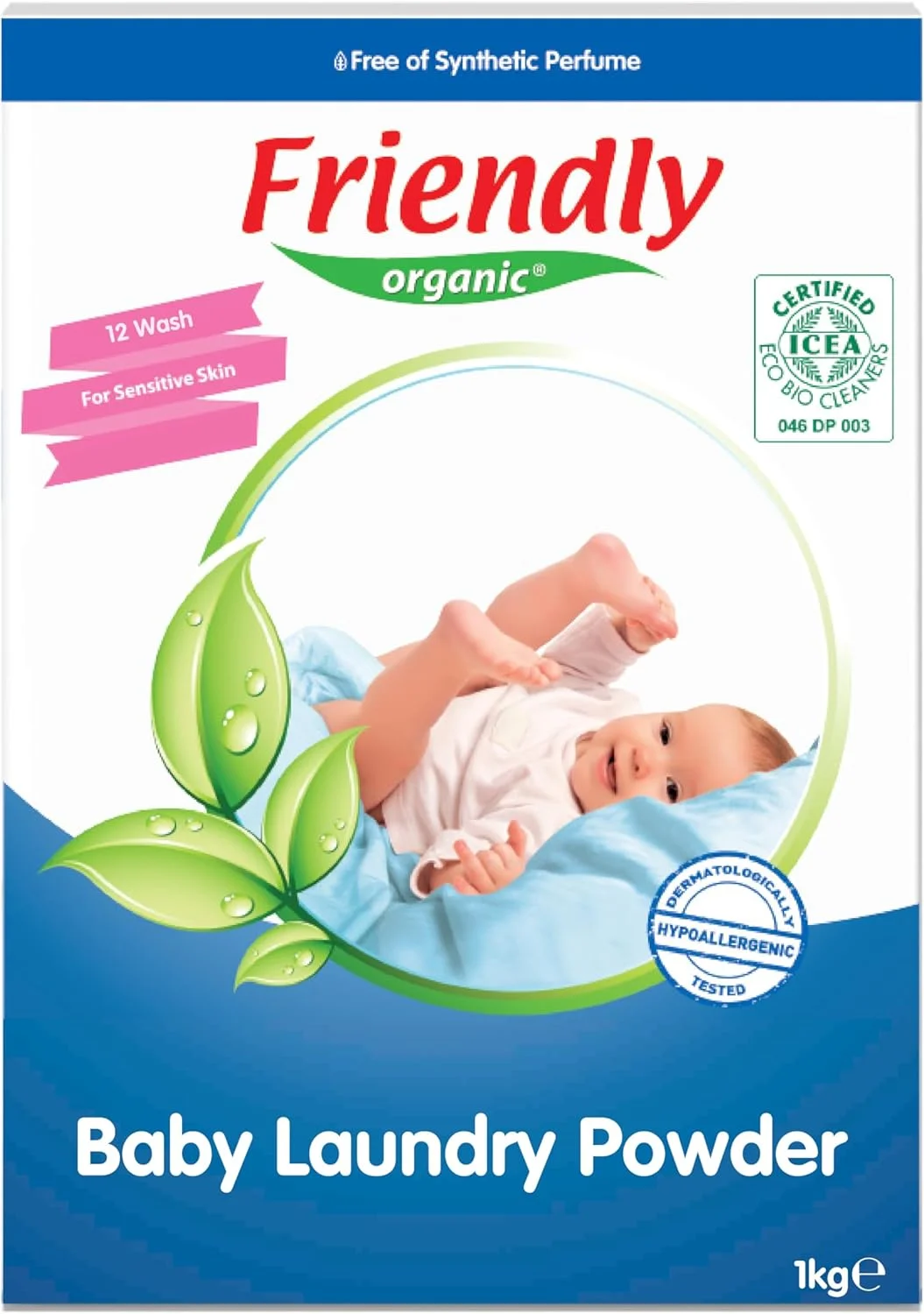 پودر لباسشویی کودک ارگانیک فرندلی بیبیجم 1 کیلوگرمی