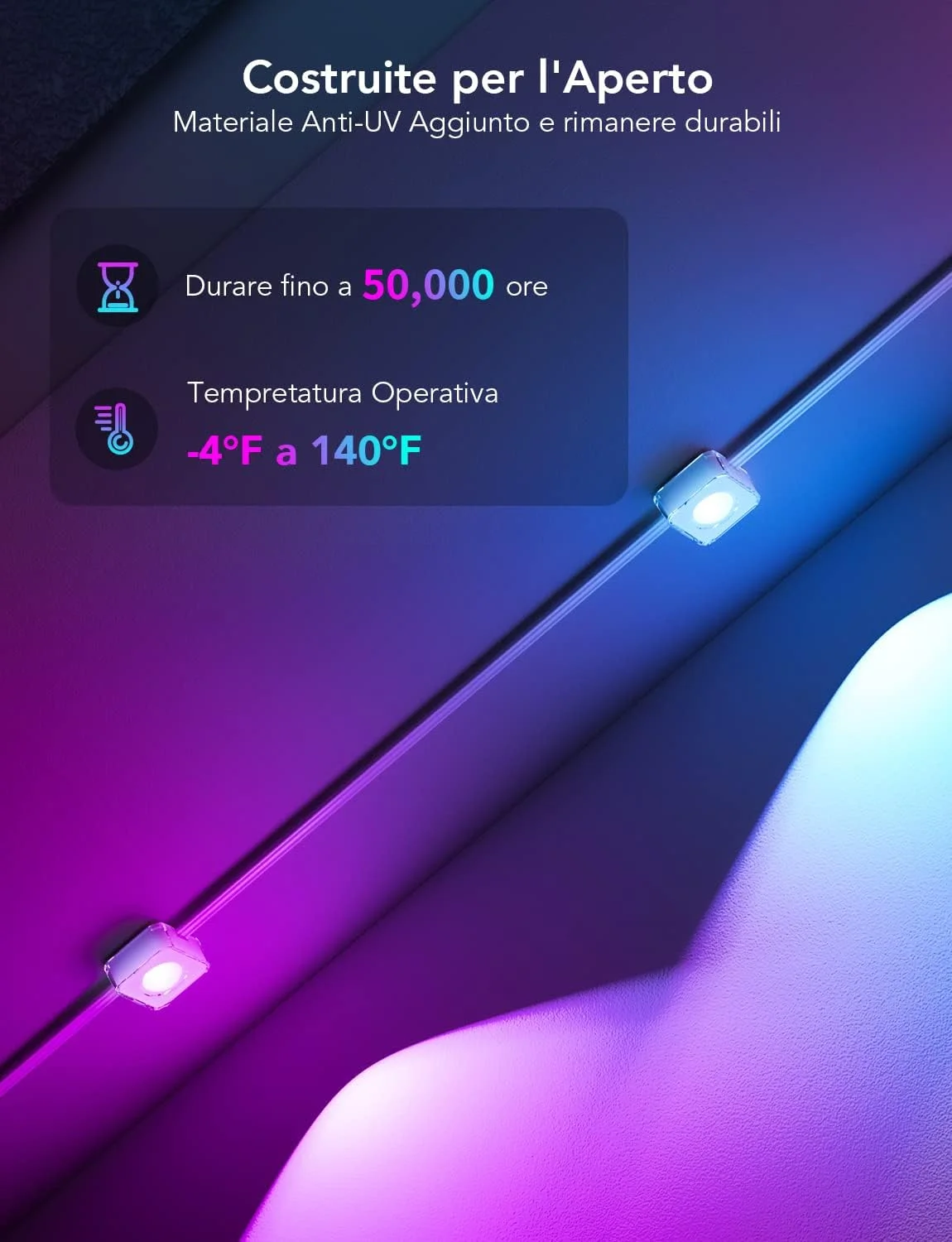 چراغ های بیرونی RGBIC Govee، چراغ های هوشمند بیرونی با 72 حالت صحنه، 15 متر با 72 چراغ LED ضد آب IP67 برای مهمانی ها و استفاده روزانه، کار با الکسا، دستیار گوگل چراغ های بیرونی RGBIC Govee، چراغ های هوشمند بیرونی با 72 حالت صحنه، 15 متر با 72 چراغ LED ضد آب IP67 برای مهمانی ها و استفاده روزانه، کار با الکسا، دستیار گوگل