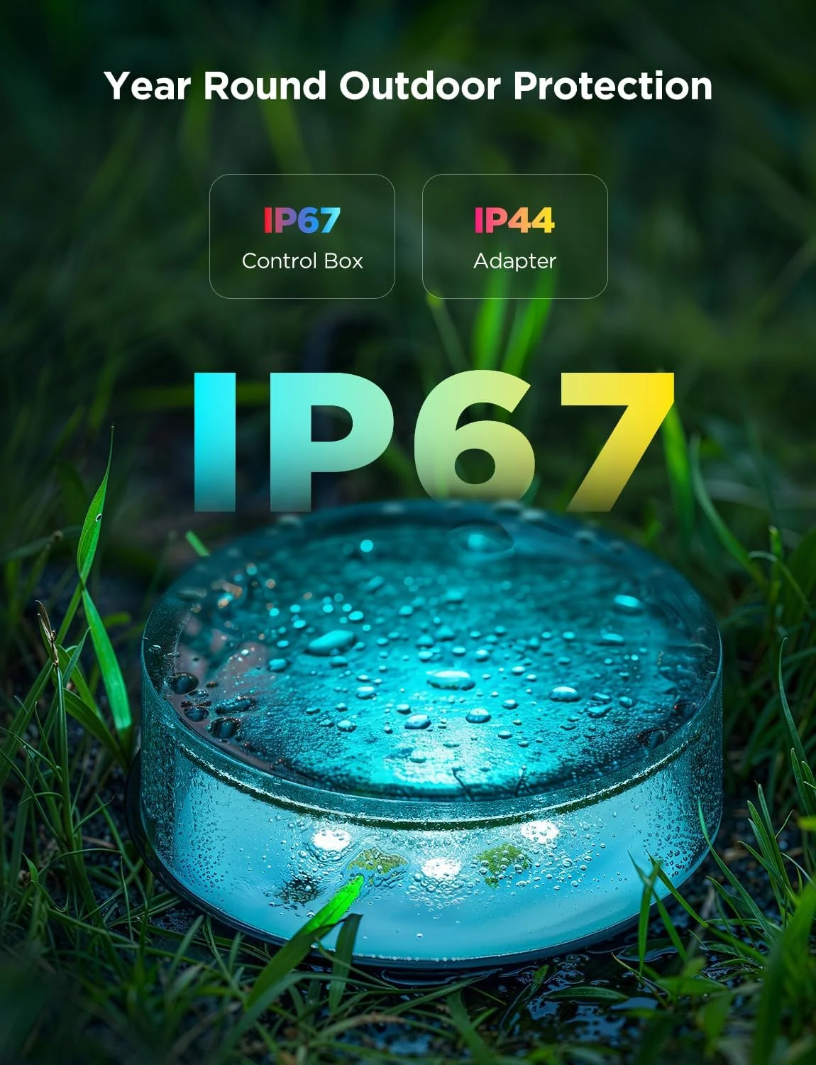 چراغ های زمینی فضای باز Govee 2، چراغ های فضای باز 15 متری برای پاسیو، 15 بسته چراغ مسیر RGBIC با نور سفید گرم 100 لومن، ضد آب IP67 برای دکوراسیون باغ، 63 حالت صحنه، کار با الکسا، دستیار گوگل چراغ های زمینی فضای باز Govee 2، چراغ های فضای باز 15 متری برای پاسیو، 15 بسته چراغ مسیر RGBIC با نور سفید گرم 100 لومن، ضد آب IP67 برای دکوراسیون باغ، 63 حالت صحنه، کار با الکسا، دستیار گوگل