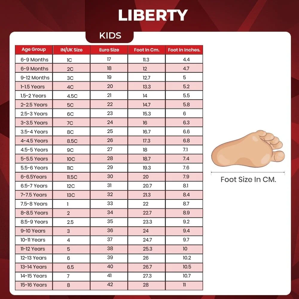 کفش مدرسه ای پسرانه مشکی Liberty Kids Gola-Schv - سایز 7C کفش مدرسه ای پسرانه مشکی Liberty Kids Gola-Schv - سایز 7C
