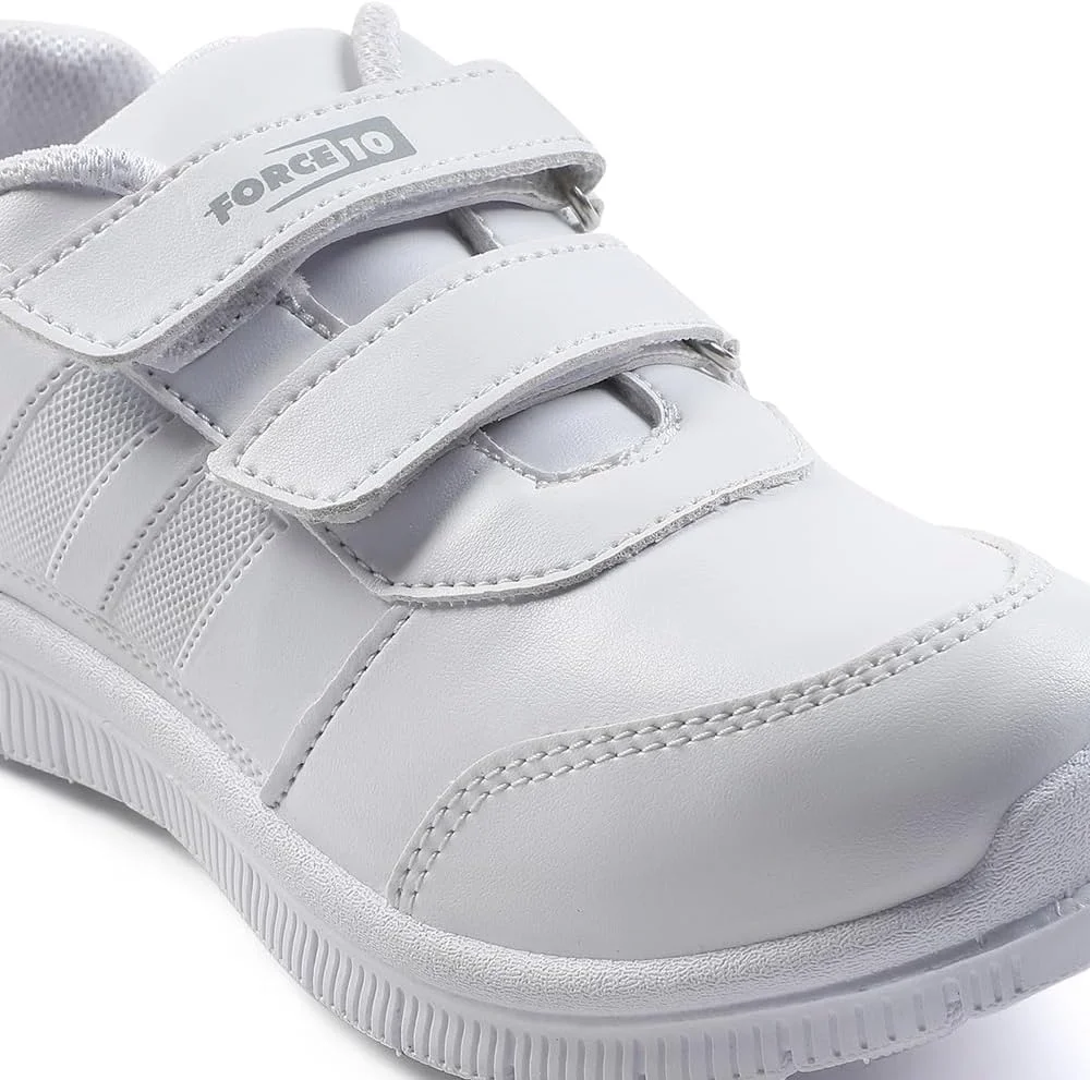 کفش مدرسه ای یونیفرم Liberty Force10 Gola-SCHV برای کودکان با زیره و رویه PVC | کفی راحت | کفی فوم دار | بستن چسبی سریع | شیک و سبک
