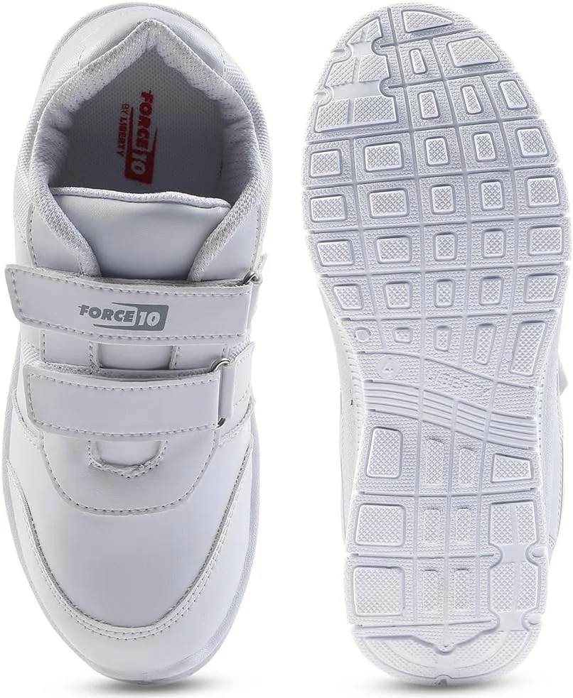 کفش مدرسه ای یونیفرم Liberty Force10 Gola-SCHV برای کودکان با زیره و رویه PVC | کفی راحت | کفی فوم دار | بستن چسبی سریع | شیک و سبک