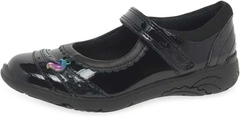 کفش آکسفورد تخت دخترانه کلارکس مدل Relda Spark K