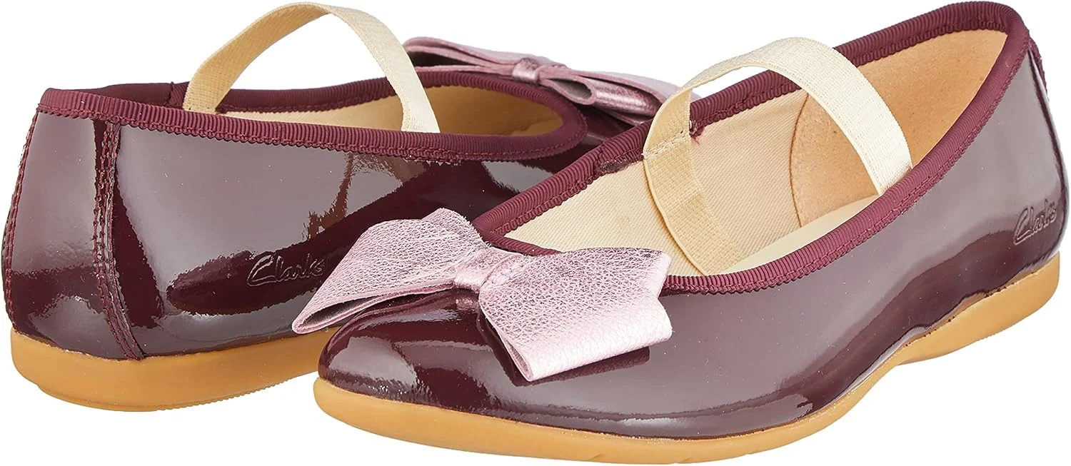 کفش باله دخترانه Clarks مدل Dance Bow K کفش باله دخترانه Clarks مدل Dance Bow K