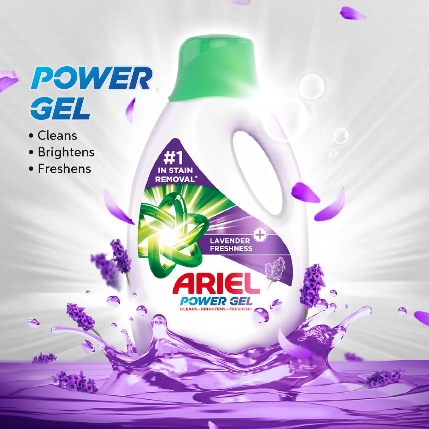 ژل شوینده لباسشویی آریل با رایحه اسطوخودوس، 2.8 لیتر، بسته 4 عددی ژل شوینده لباسشویی آریل با رایحه اسطوخودوس، 2.8 لیتر، بسته 4 عددی