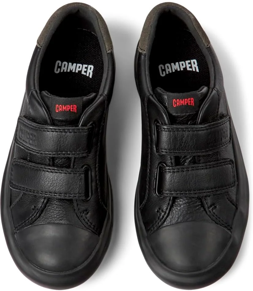 کفش ورزشی چسبی مشکی پسرانه کمپر کفش ورزشی چسبی مشکی پسرانه کمپر