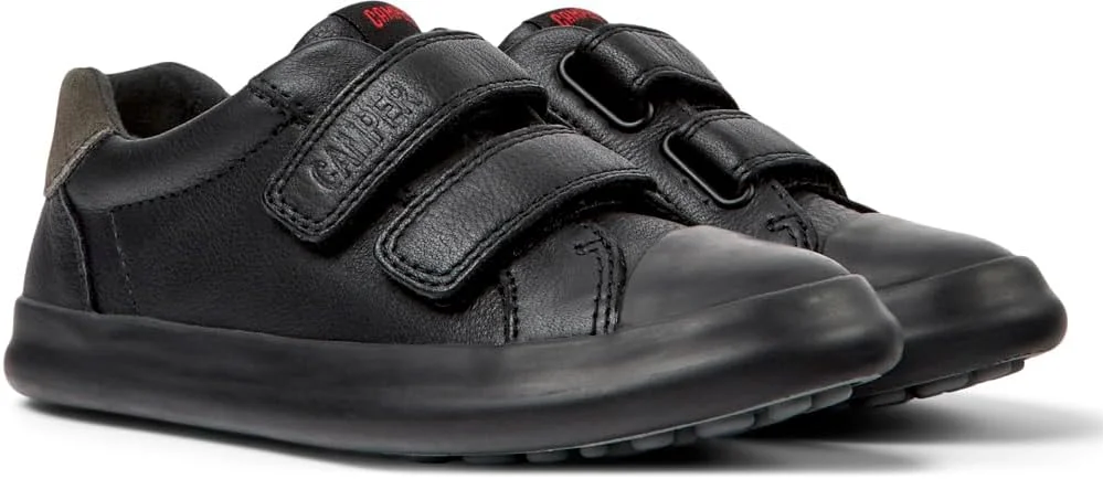 کفش ورزشی چسبی مشکی پسرانه کمپر کفش ورزشی چسبی مشکی پسرانه کمپر