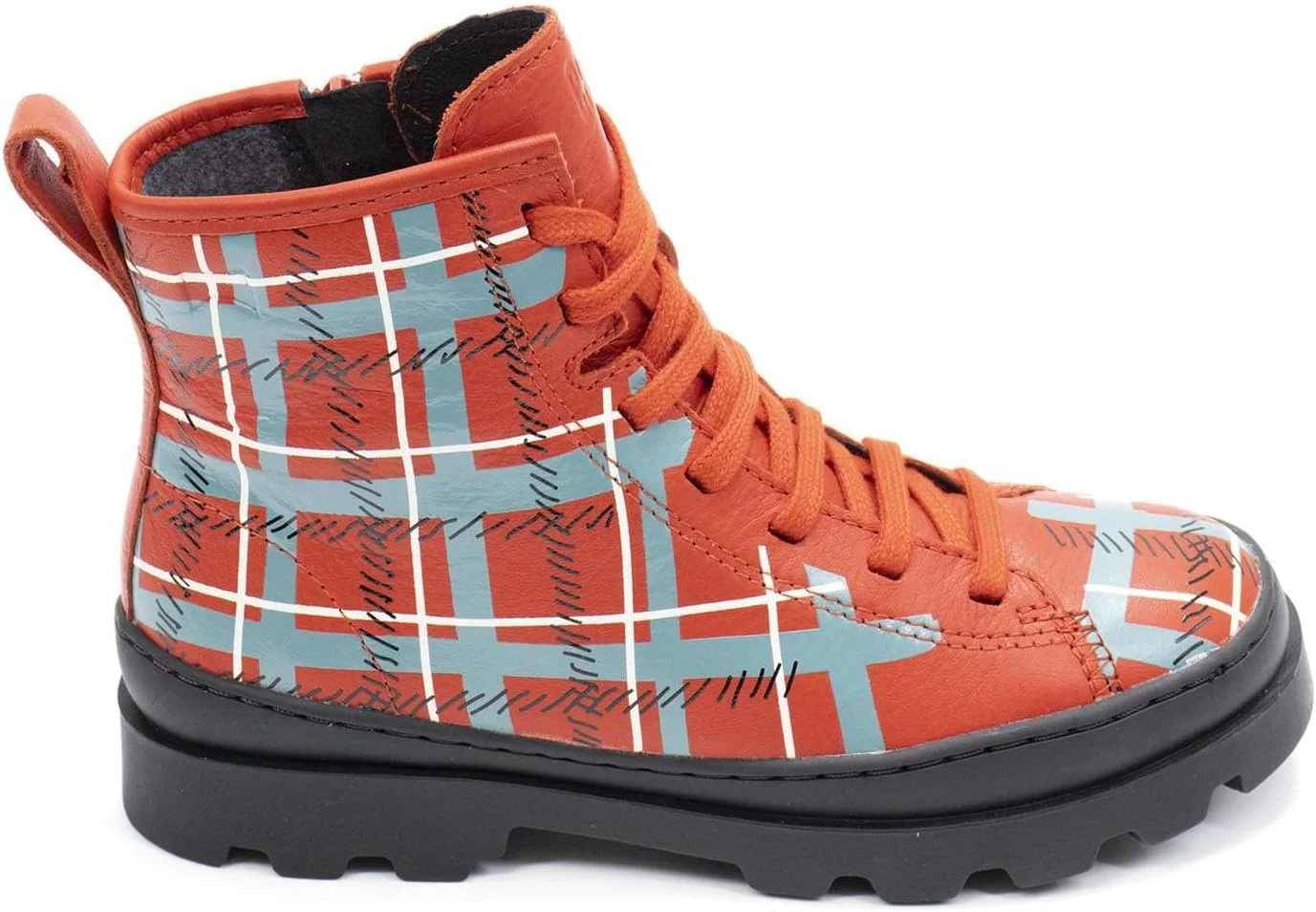 بوت چرمی دخترانه Camper مدل Brutus، قرمز سفید، سایز 13 کودکانه بوت چرمی دخترانه Camper مدل Brutus، قرمز سفید، سایز 13 کودکانه