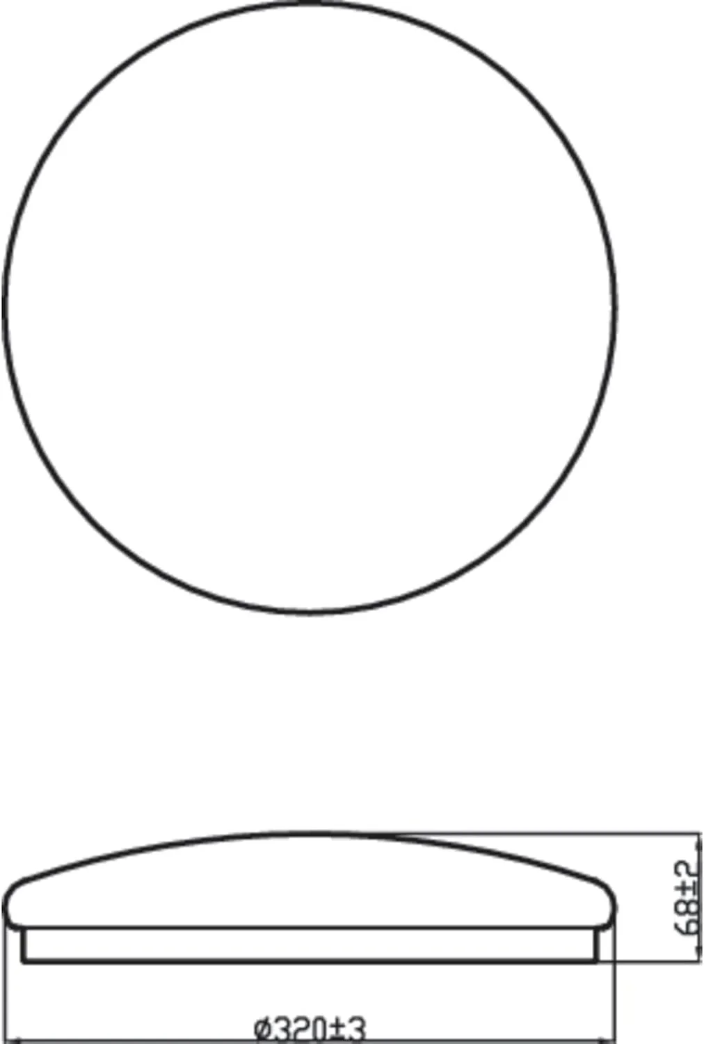 چراغ سقفی ال ای دی فیلیپس مدل MOIRE با توان 17 وات، 4000 کلوین، سفید